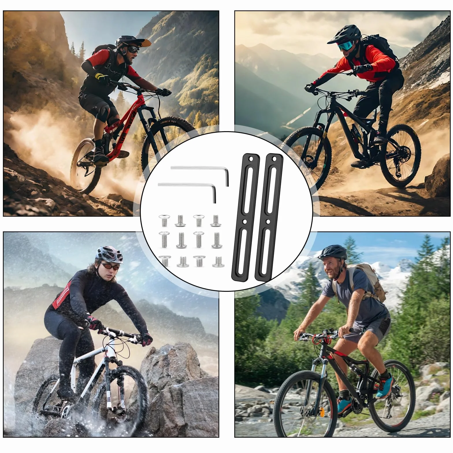 Adapter do rowerowego uchwytu na butelki, 2 sztuki, uchwyt na butelkę, podstawa montażowa koła B, regulowany uchwyt klatki do małych geometrii ramy, do rowerów MTB, wyścigowych, górskich