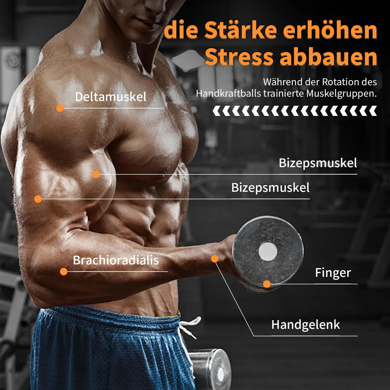 PiPiCat Gyroball, trener ramion fitness i redukujących stres, piłki na nadgarstki, metalowy rdzeń, automatyczne i ciche świecenie, 6 prędkości i świecące kolory + worek na piłkę