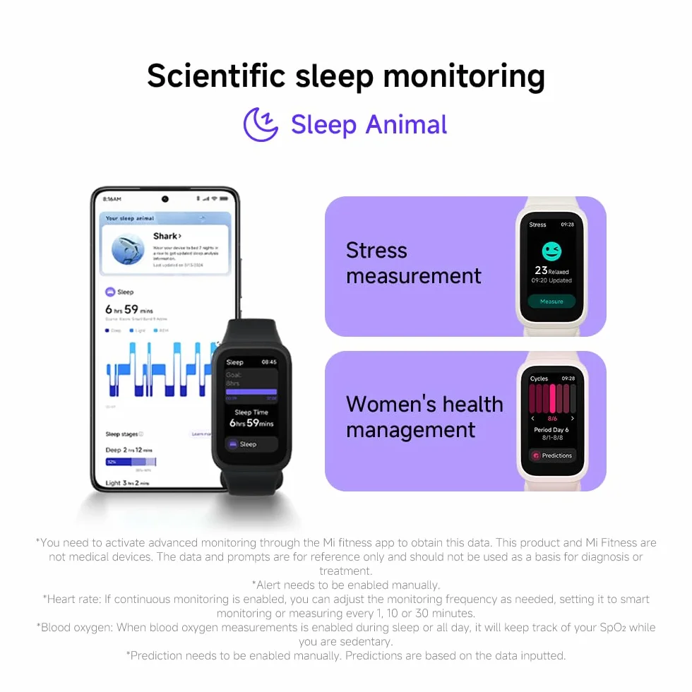Xiaomi Smart Band 9 Aktywny, Czarny
