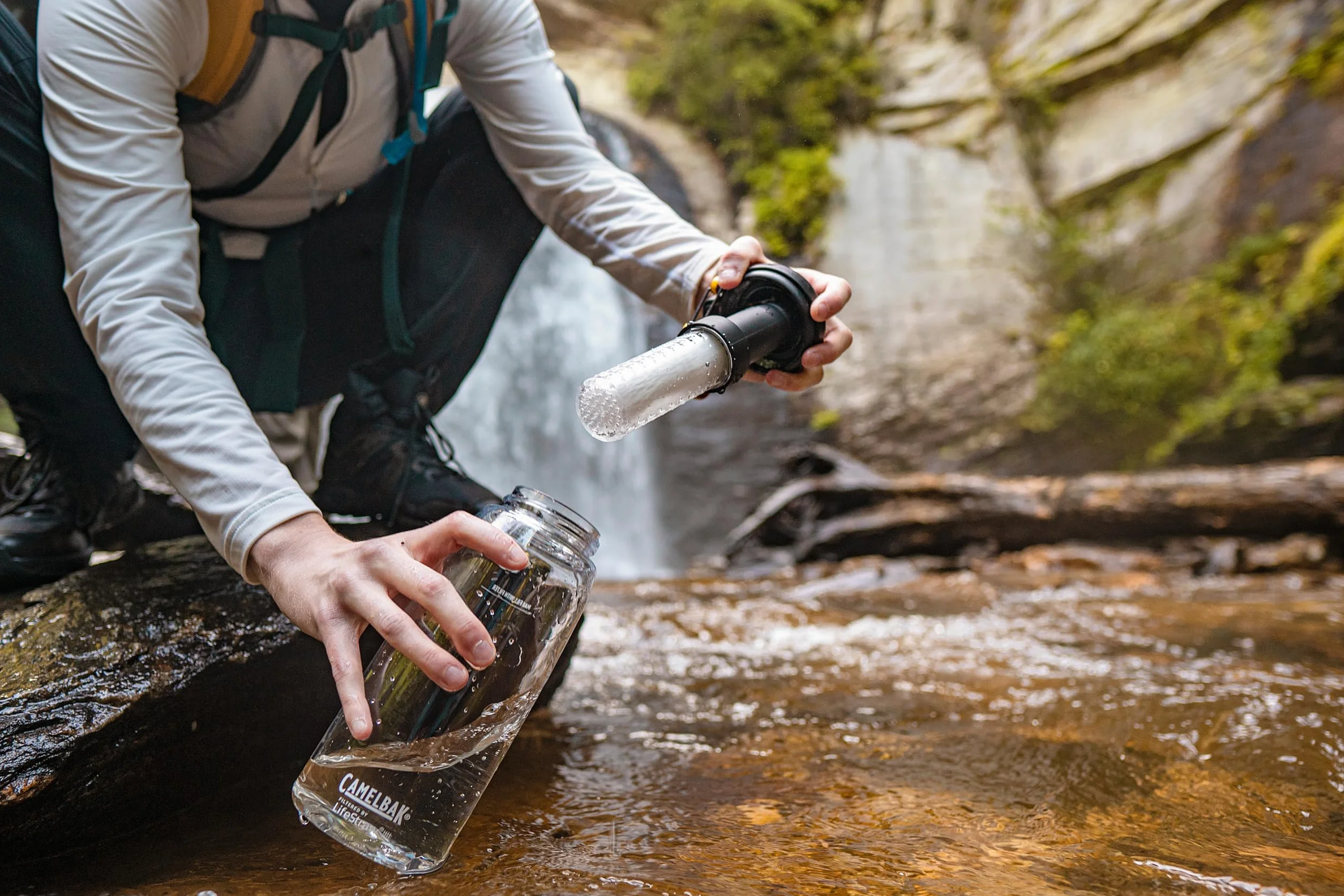 Camelbak Eddy+ Lifestraw 1L Butelka, Clear