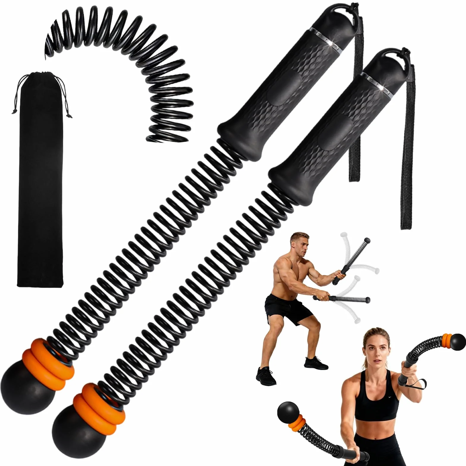 TOGETDREAM Battle Rope regulowana linka walki przenośna obciążona lina sprzęt do treningu całego ciała