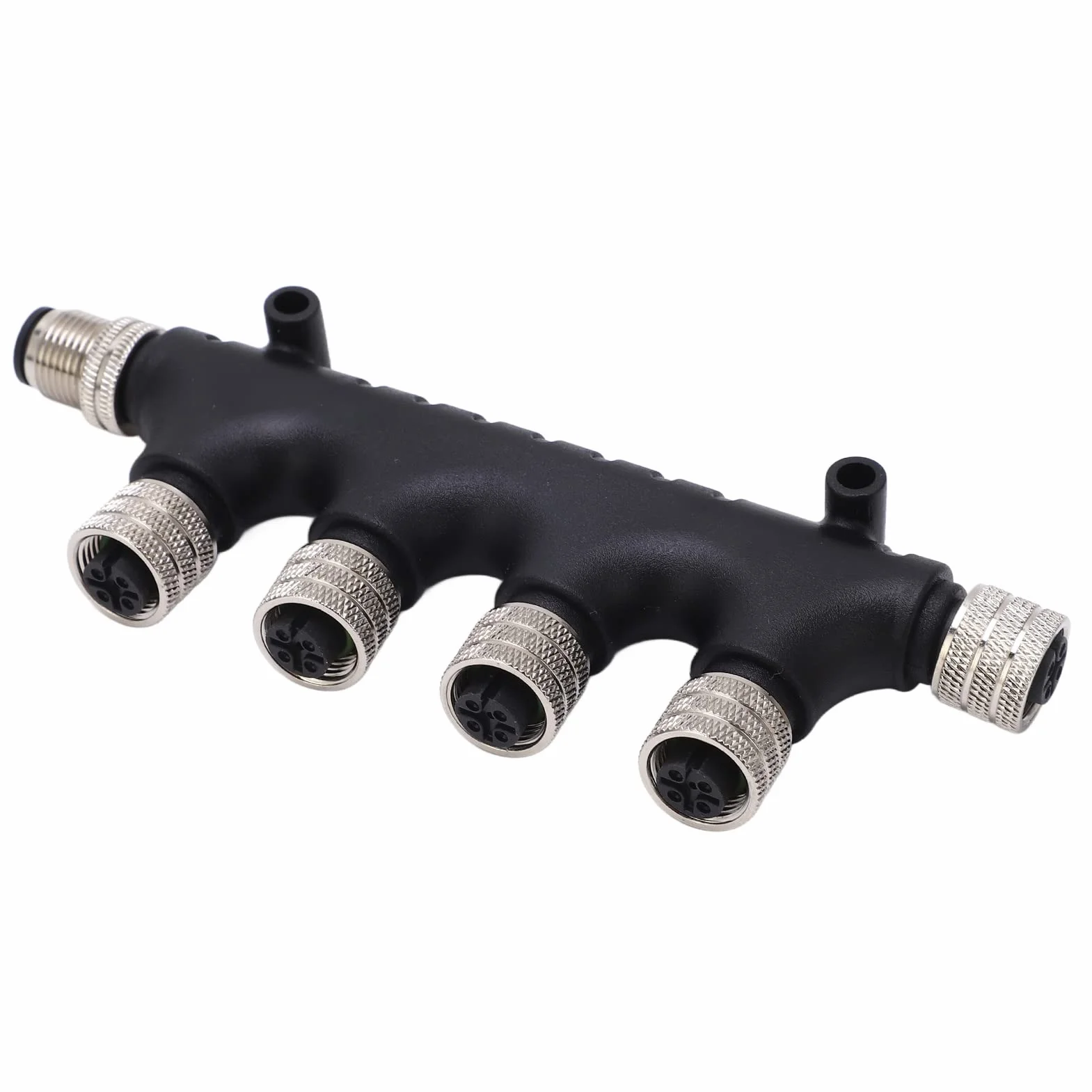 Złącze NMEA 2000 T 5-pinowe Wodoodporne Kable Szkieletowe IP67 4-portowy Wieloportowy Terminator Trójnikowy Morski GPS Akcesoria do Sieci Lowrance Elektronika łodzi