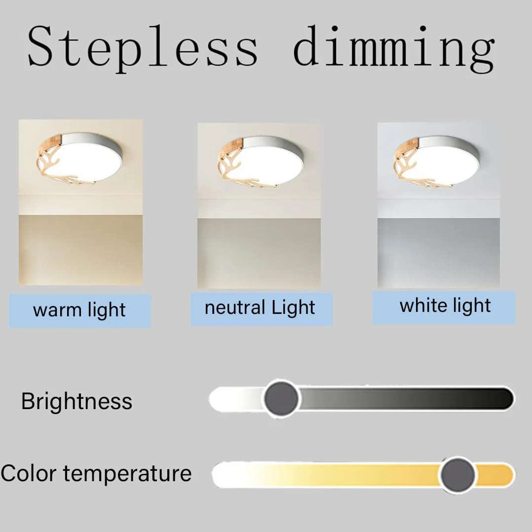 Lampa sufitowa LED 3000-6000 K okrągła z kutego żelaza różowa 40 cm