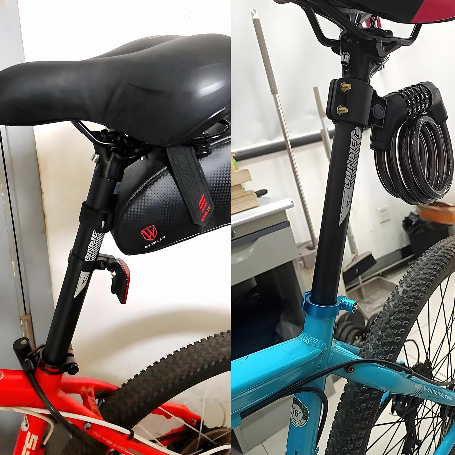 Sztyca rowerowa 27,2/30,9/31,6 mm, długość 350 mm/400 mm, rura podsiodłowa ze stopu aluminium, amortyzowana sztyca do rowerów górskich i szosowych, MBX