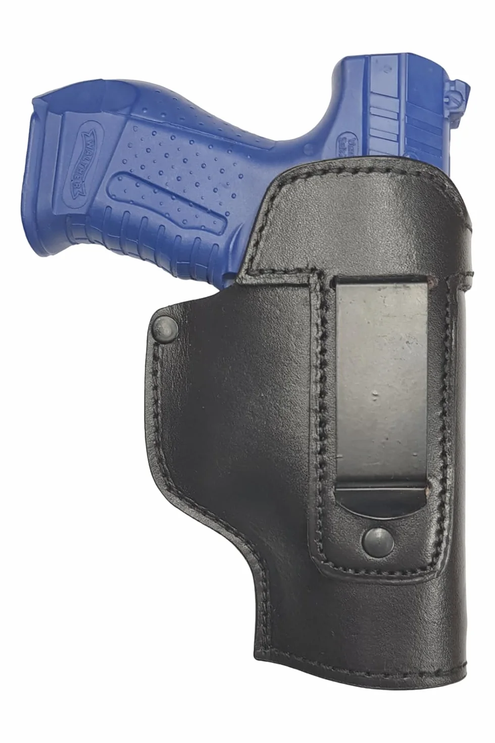 IWB 23 kabura z prawdziwej skóry do pistoletów Glock/Sig Sauer/Wallther/Heckler und Koch/Beretta/CZ/Taurus/ukryty sposób noszenia pasek IWB kabury czarny