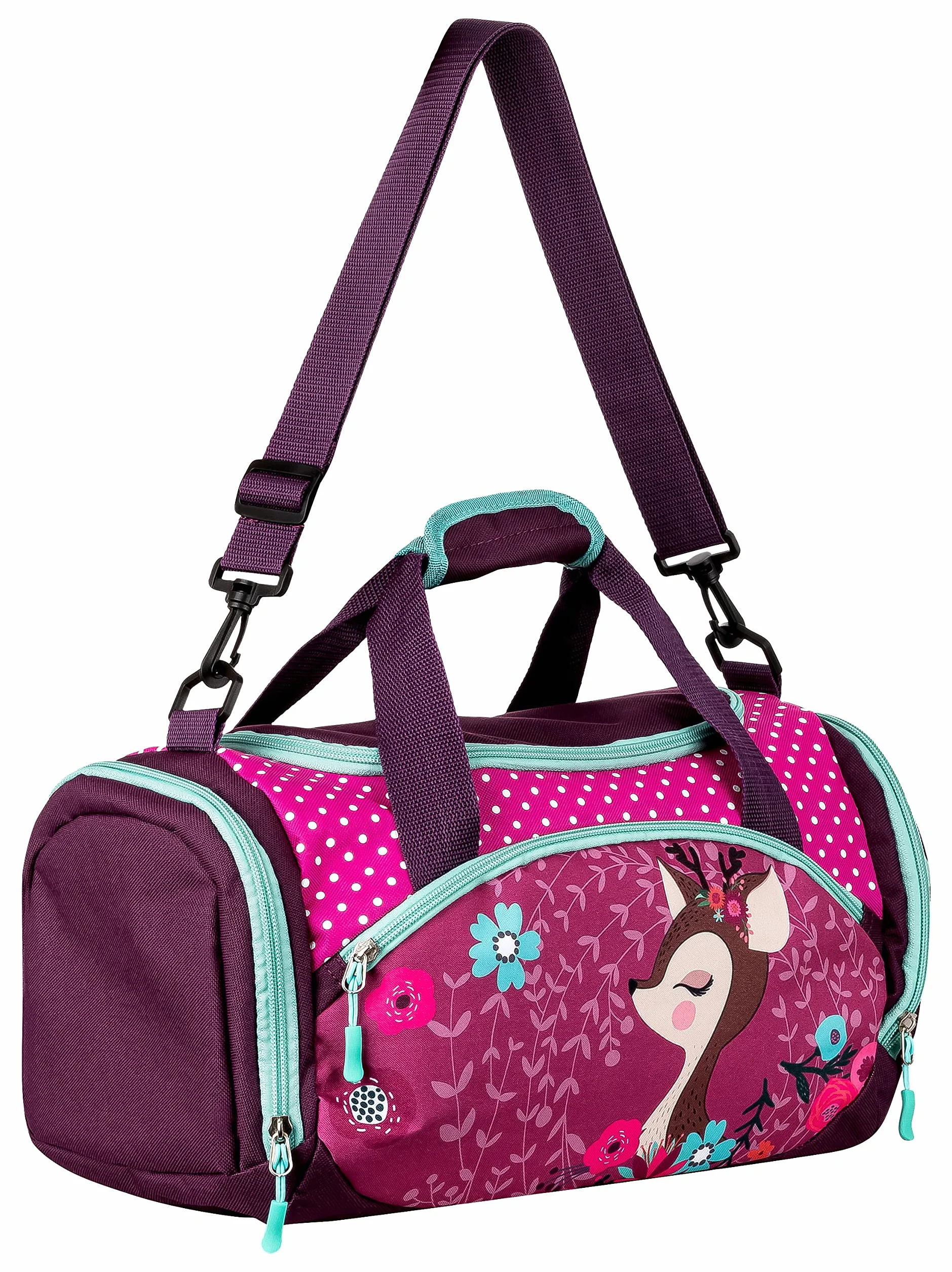 Torba sportowa Ragusa-Trade z motywem jelenia 35 x 18.5 x 22 cm
