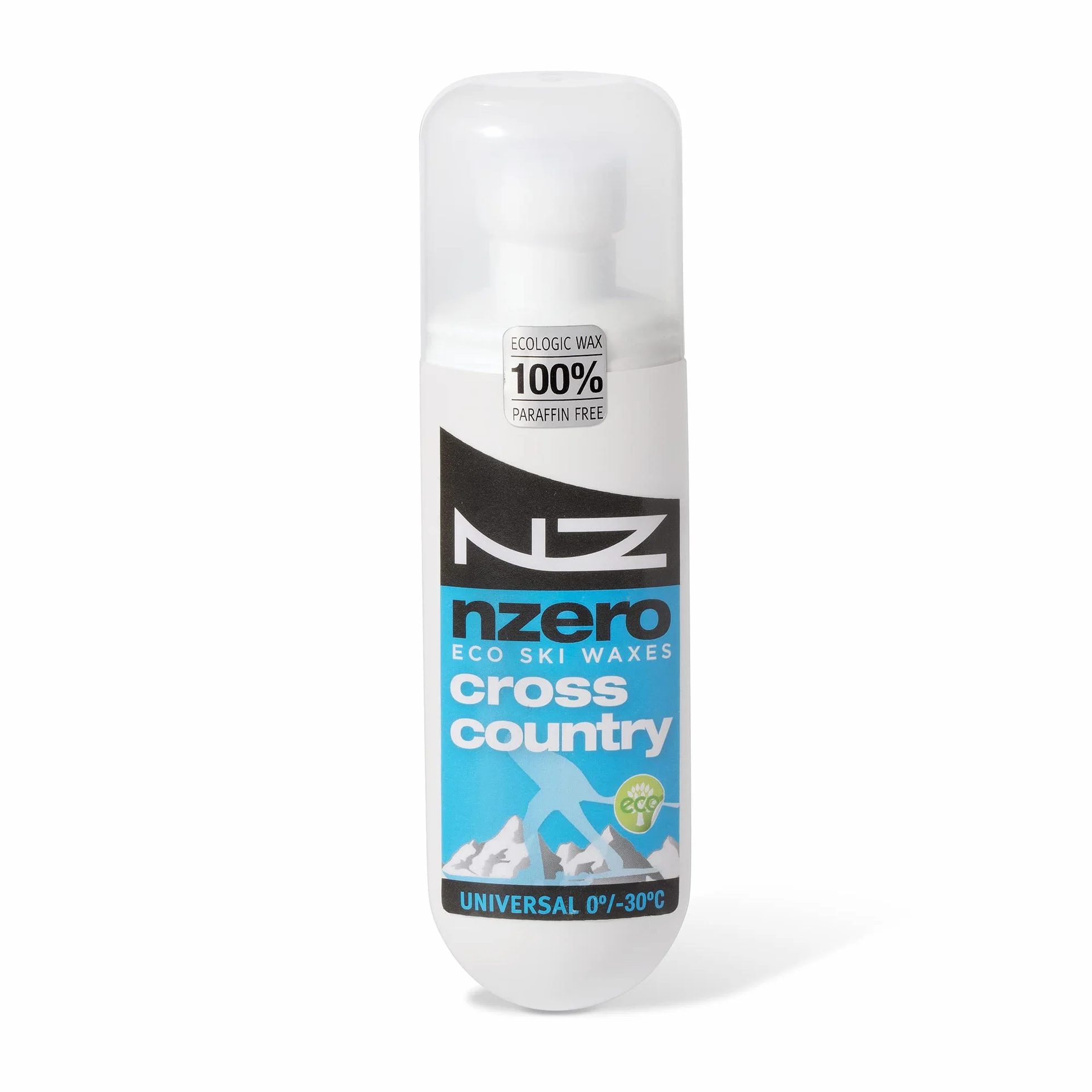 NZEROWAX | Organiczny płynny wosk do nart biegowych | Nadaje się do wszystkich warunków śniegowych | 100% pochodzenia roślinnego | Zrównoważony i ekologiczny | 100 ml