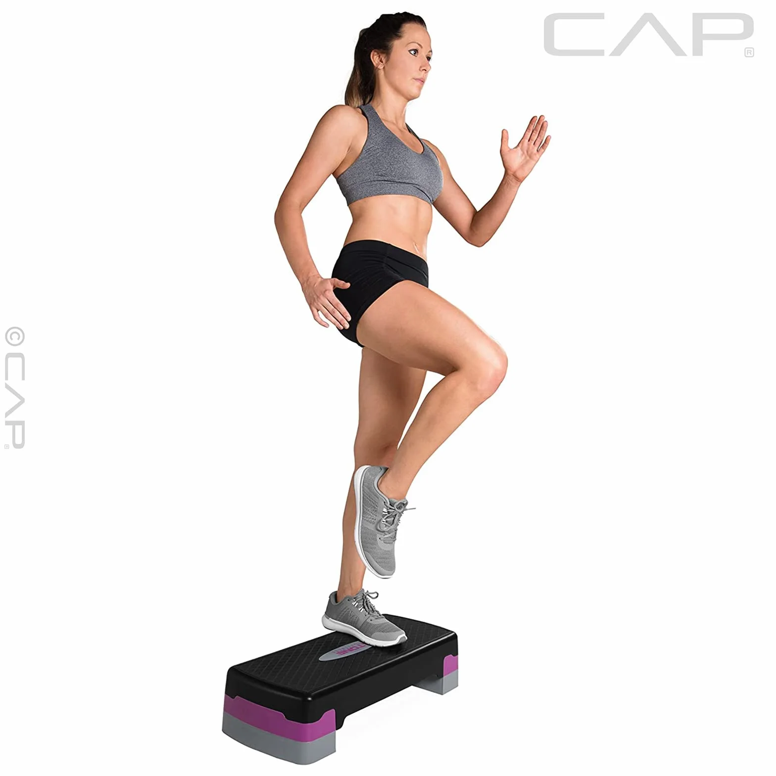 Tone Fitness Aerobic Step, różowy, platforma do ćwiczeń