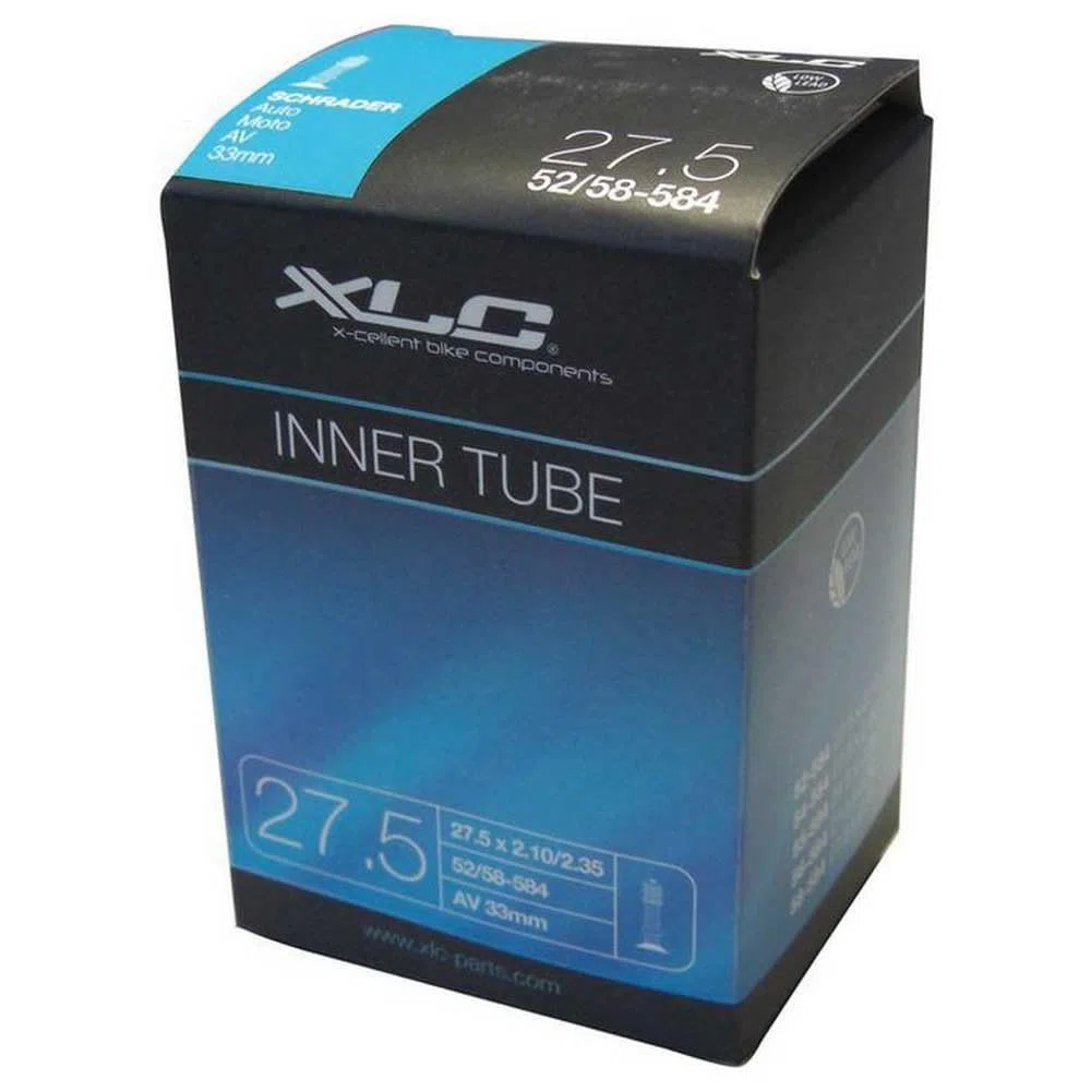 XLC Unisex – dętka rowerowa dla dorosłych 27,5 x 2,10/2,35 52/58-584 AV 34 mm VT-A27, czarna, jeden rozmiar