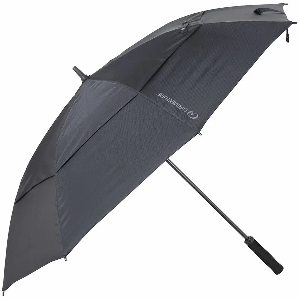 Lifeventure 152 cm automatycznie otwierany parasol golfowy Ripstop wiatroszczelny wodoodporny