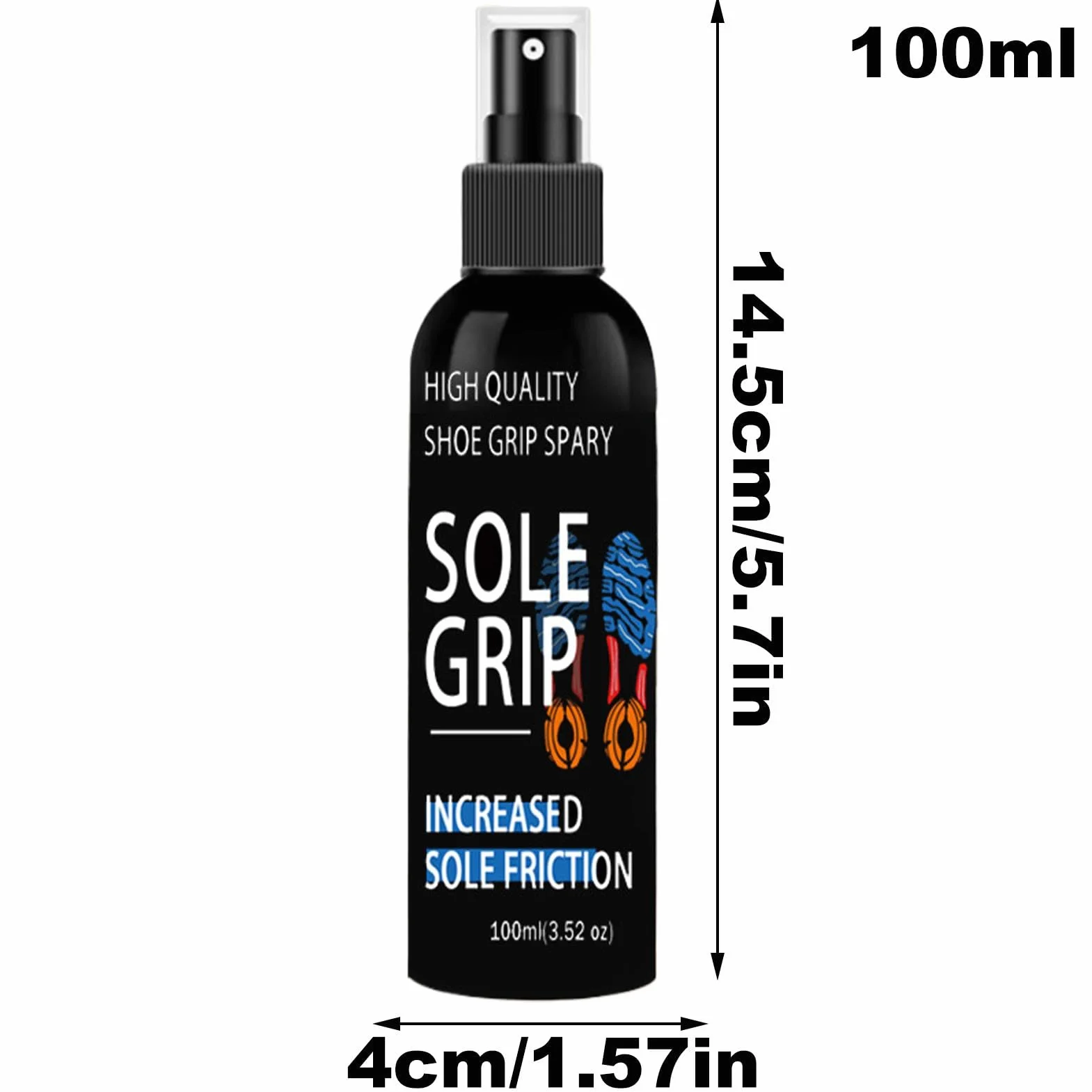 Basketball Shoe Grip Spray Anti-Slip Traction Enhancer for Sneakers