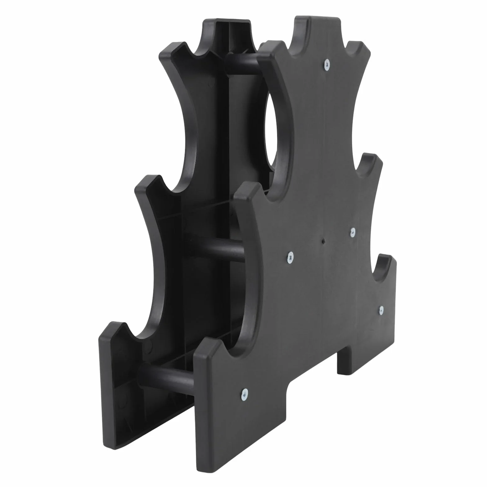 Keenso Stojak na Hantle 3-poziomowy Plastikowy Compact 3 kg
