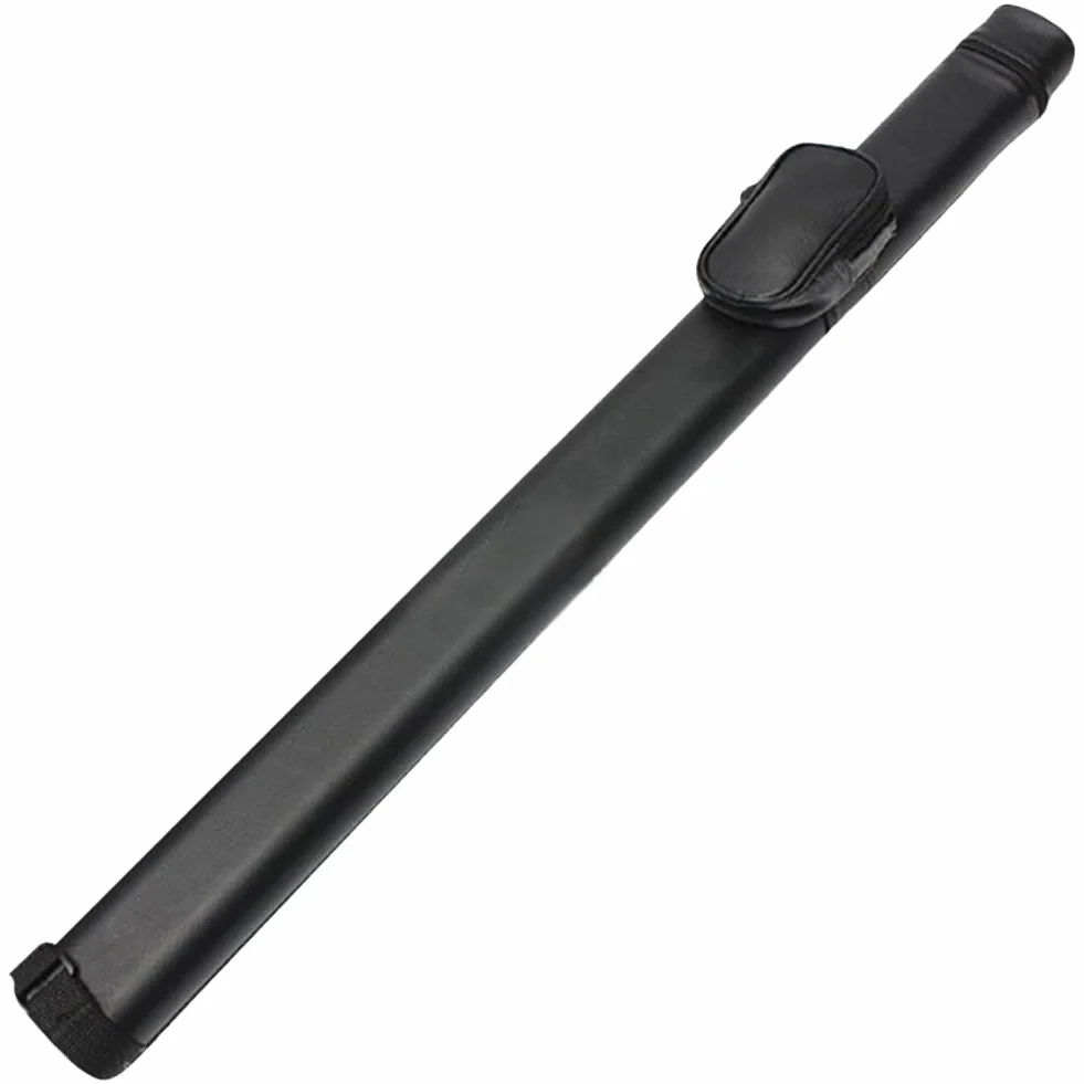 Generic Przenośny kij baseballowy pokrowiec na kij skórzany pokrowiec na kij bilardowy kij bilardowy przenośny pojemnik pasuje do 1/2 snookera bilardowego