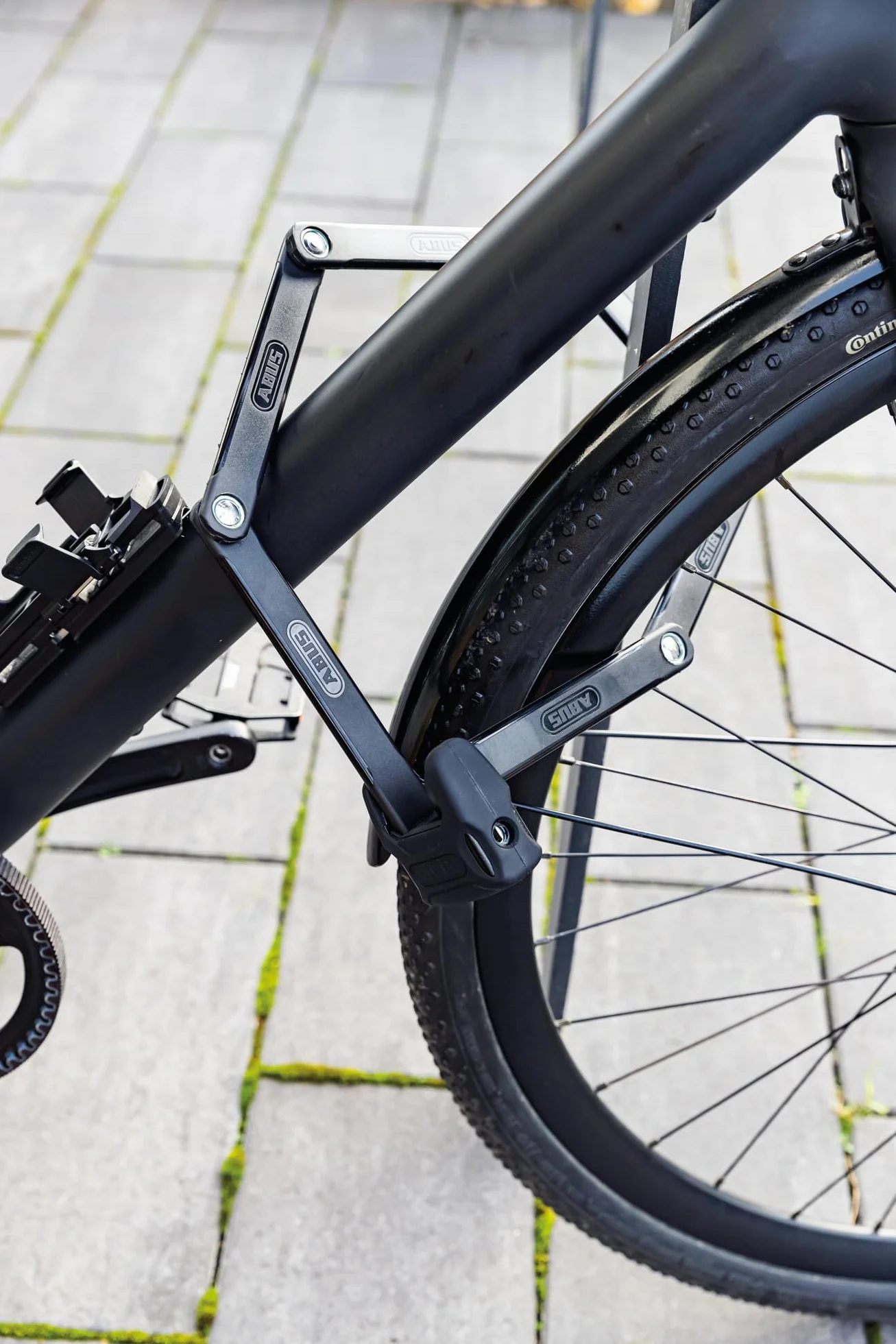 Abus Uniseks Bordo 6000K 67574 Zapięcie Rowerowe, Czarny, 90 cm