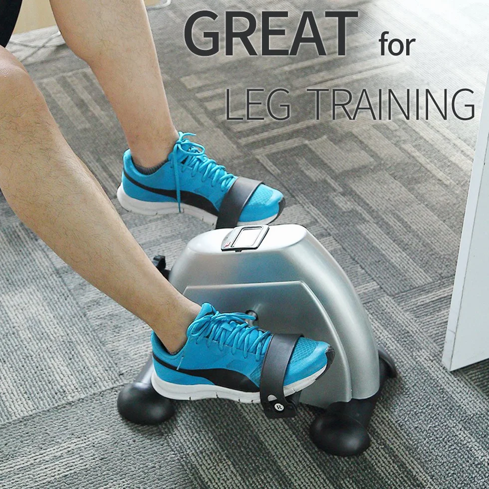 Mini rower treningowy przenośny domowy pedał ćwiczący siłownia fitness noga ramię