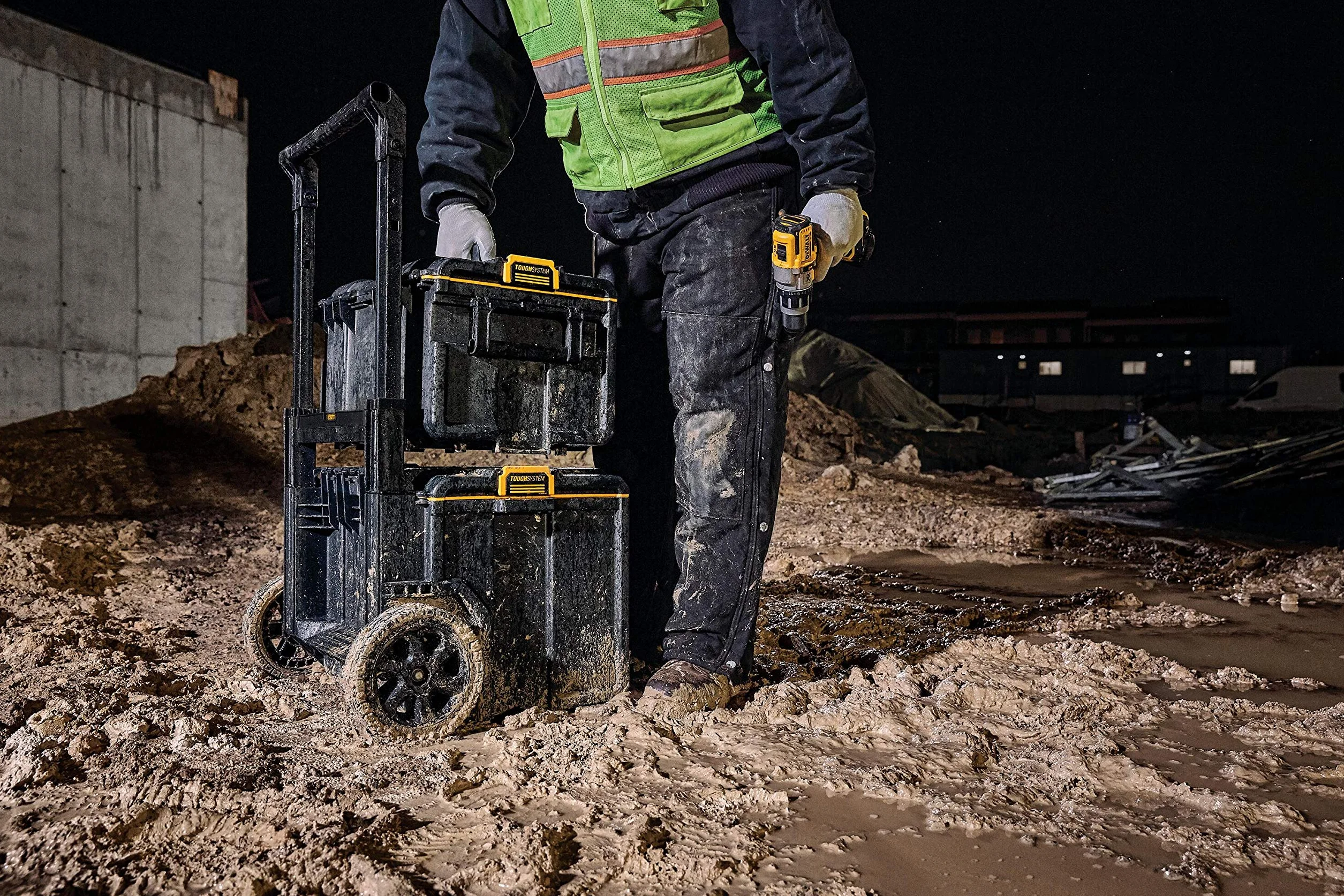 Dewalt Skrzynia na Narzędzia IP65 DWST83294-1 55.5 x 6.5 x 37 cm Szary Żółty
