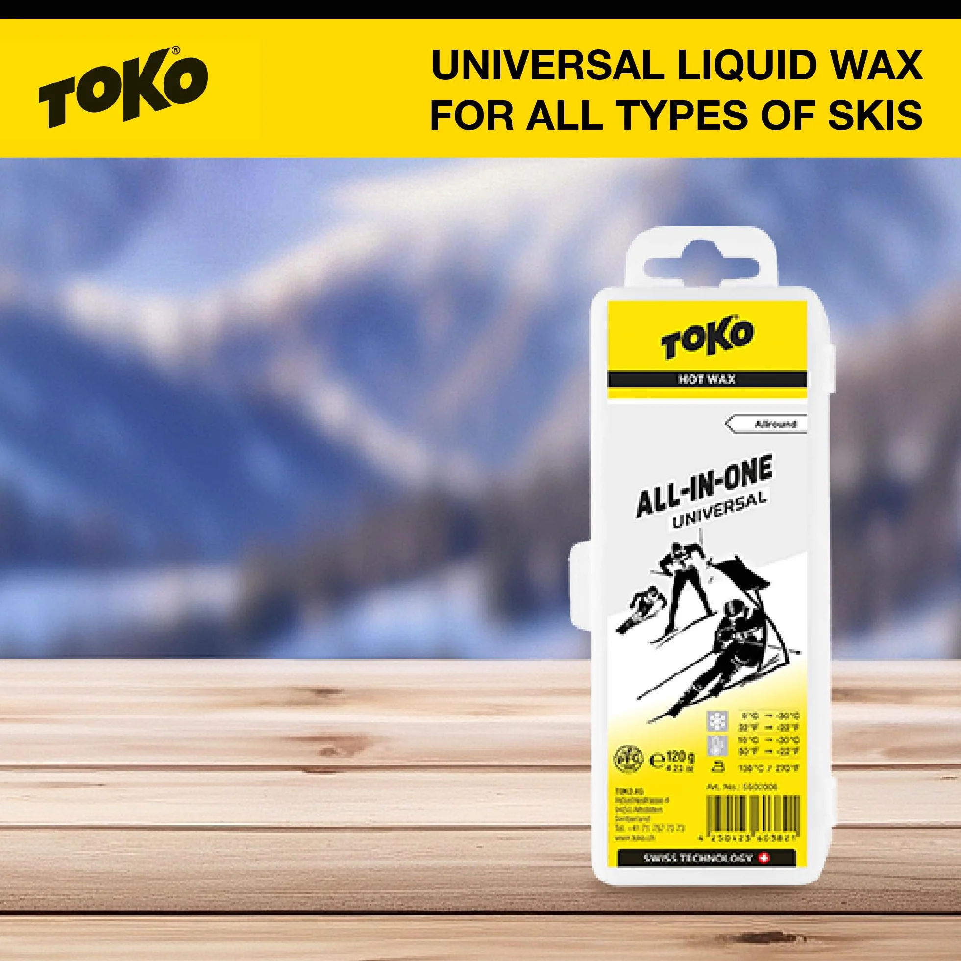 TOKO ALL IN ONE 120g Wachs