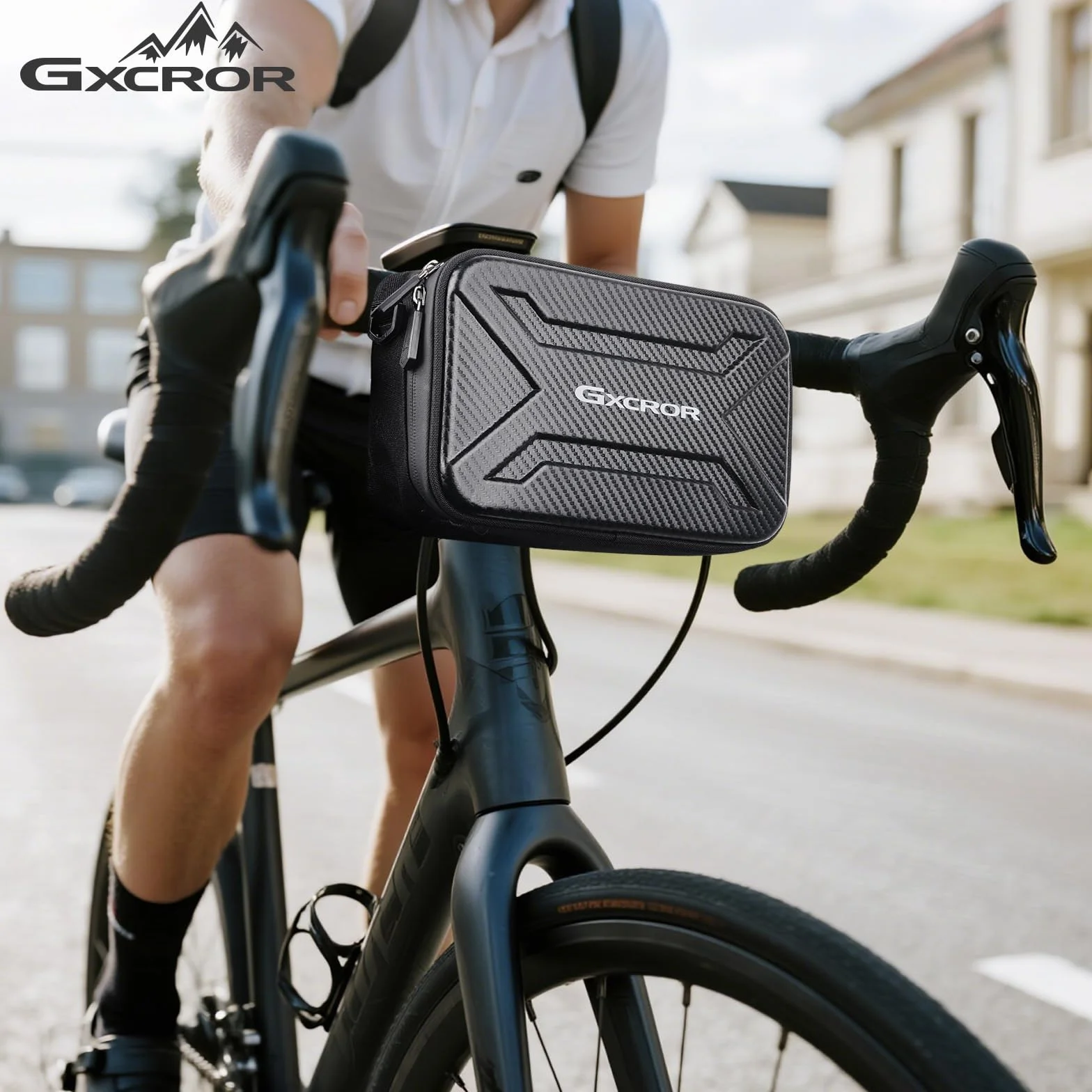 GXCROR 3L torba na kierownicę rowerową, torba rowerowa na kierownicę, torby na kierownicę, torba rowerowa na kierownicę do rowerów szosowych i górskich