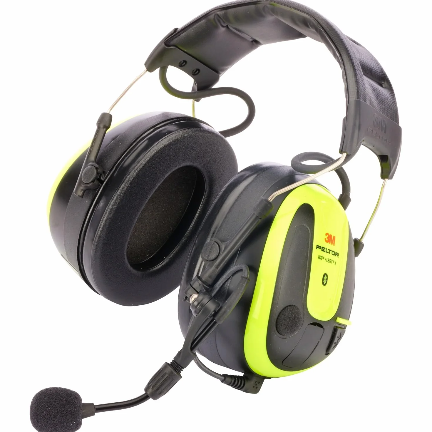 3M Peltor WS ALERT X MRX21A4WS6 nauszniki Bluetooth 30 dB żółty z mikrofonem