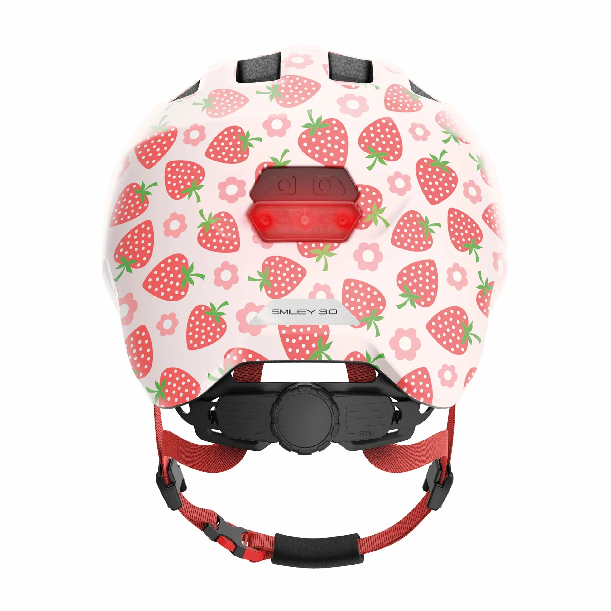ABUS Smiley 3.0 kask dziecięcy z oświetleniem LED, głębokie dopasowanie