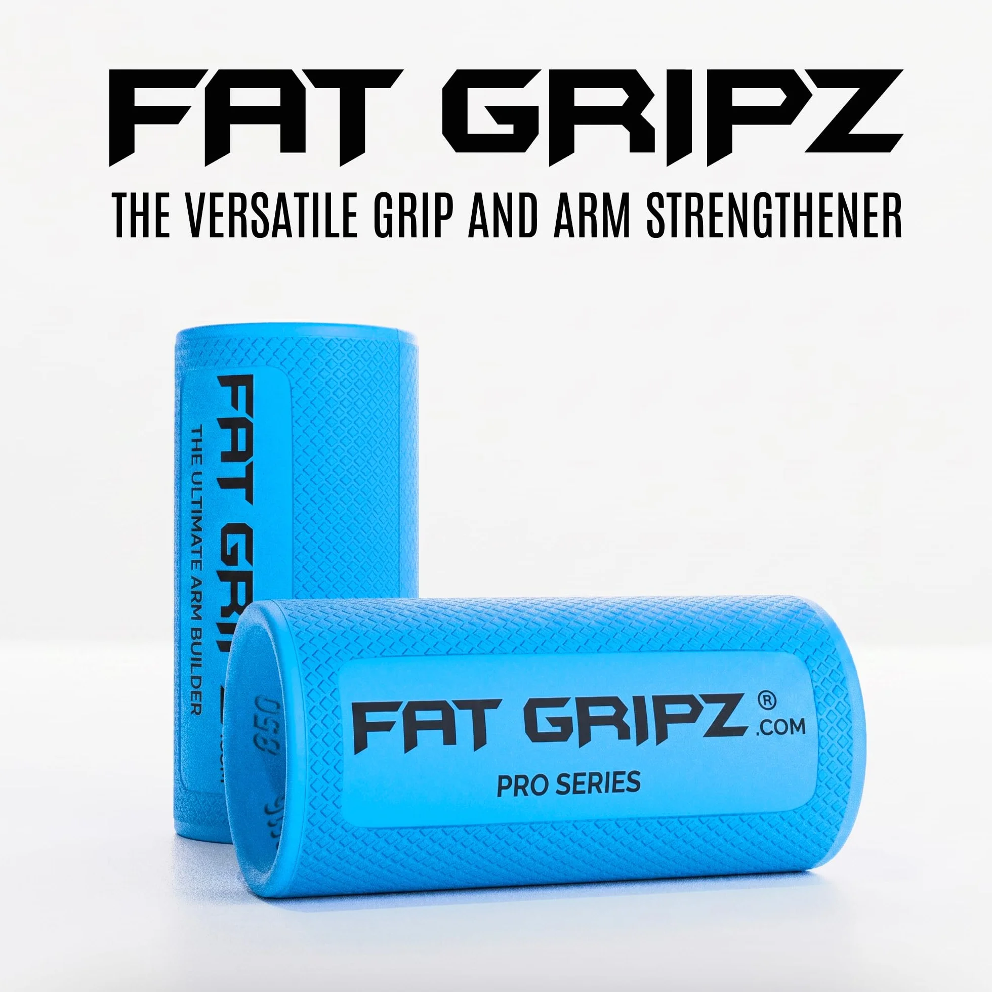 Fat Gripz Pro – mocne bicepsy i mięśnie ramion, prosty i szybki sposób (średnica zewnętrzna 5,7 cm) – grube uchwyty do hantli