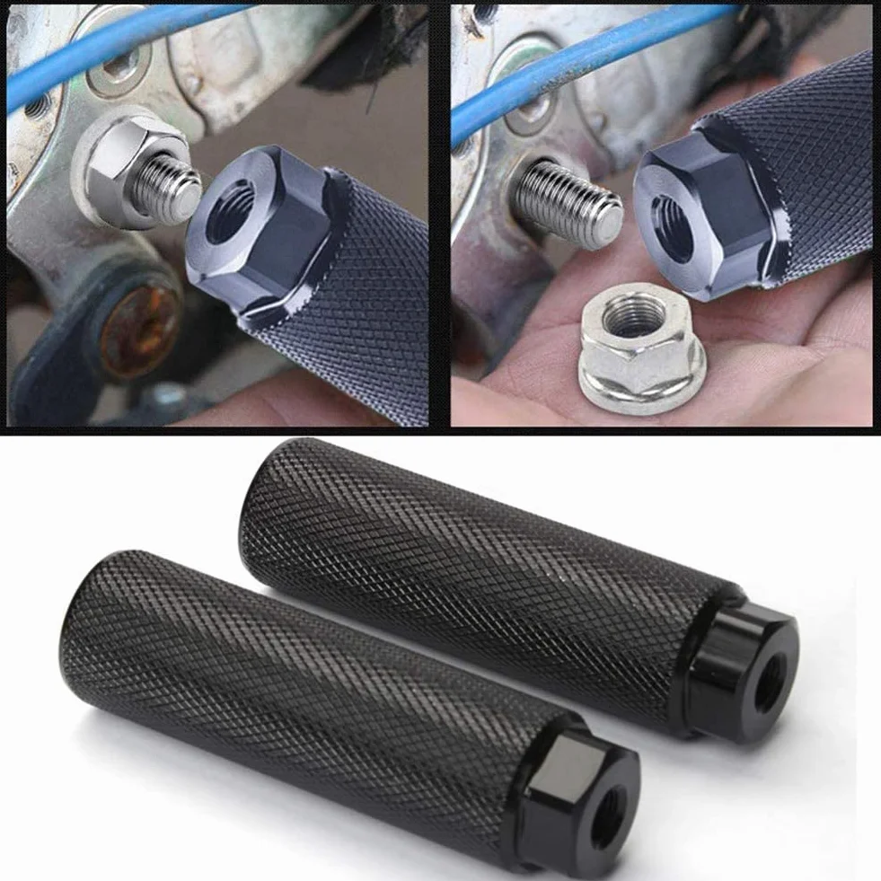 Pedały rowerowe uniwersalne aluminiowe antypoślizgowe BMX 3/8