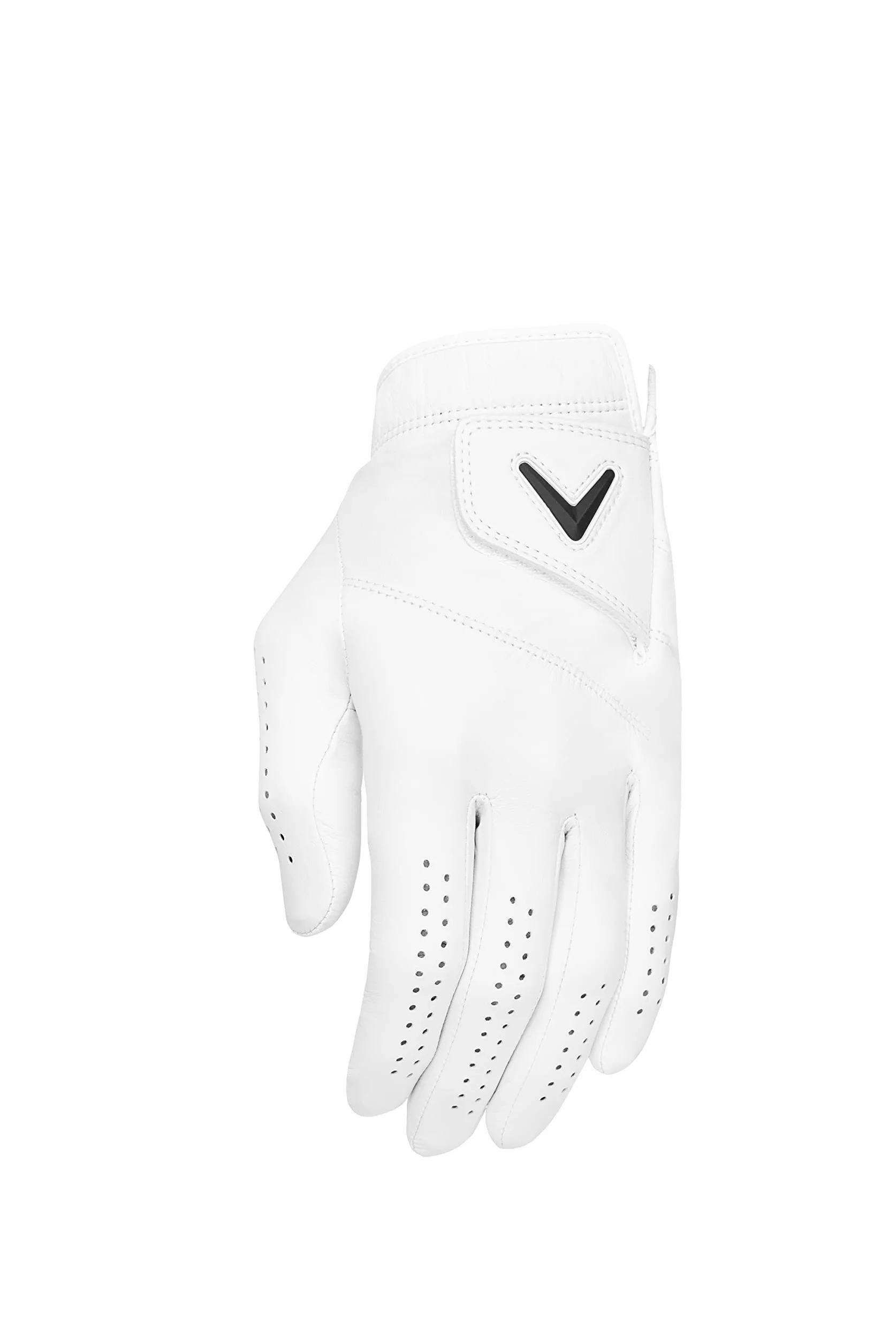 Callaway Męska rękawica golfowa Golf Tour Authentic (edycja 2022), biała, rozmiar M