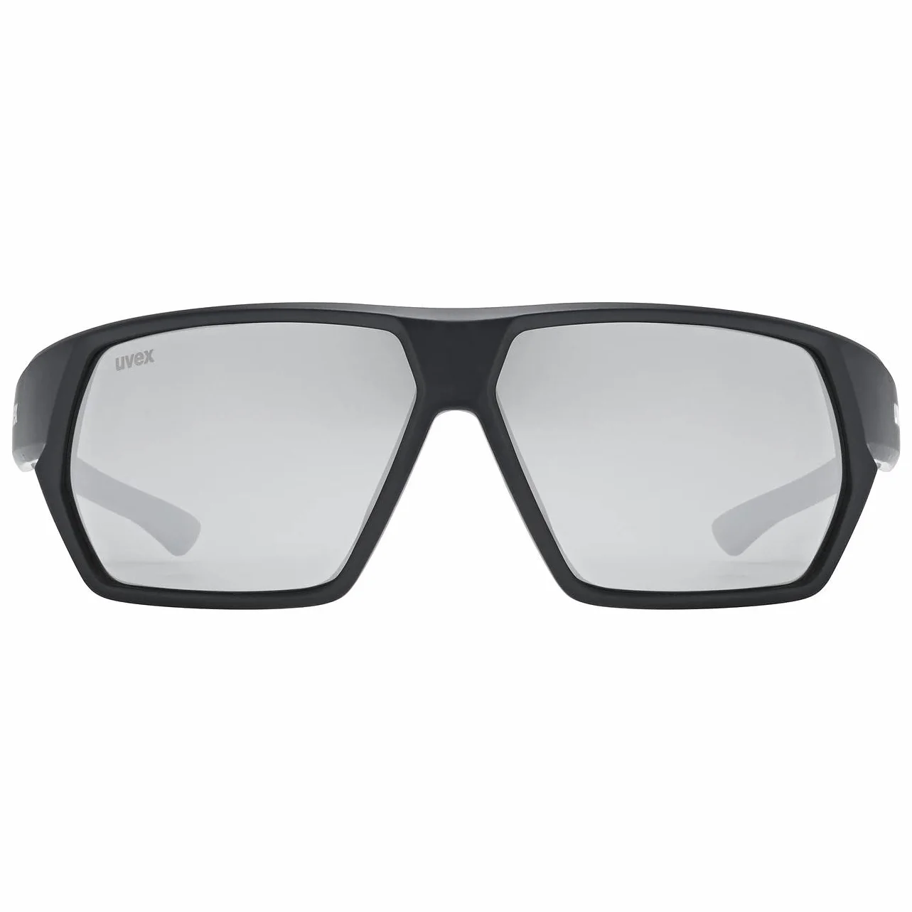 uvex sportstyle 238, okulary sportowe unisex-dorosły, black mat/mirror silver, one size