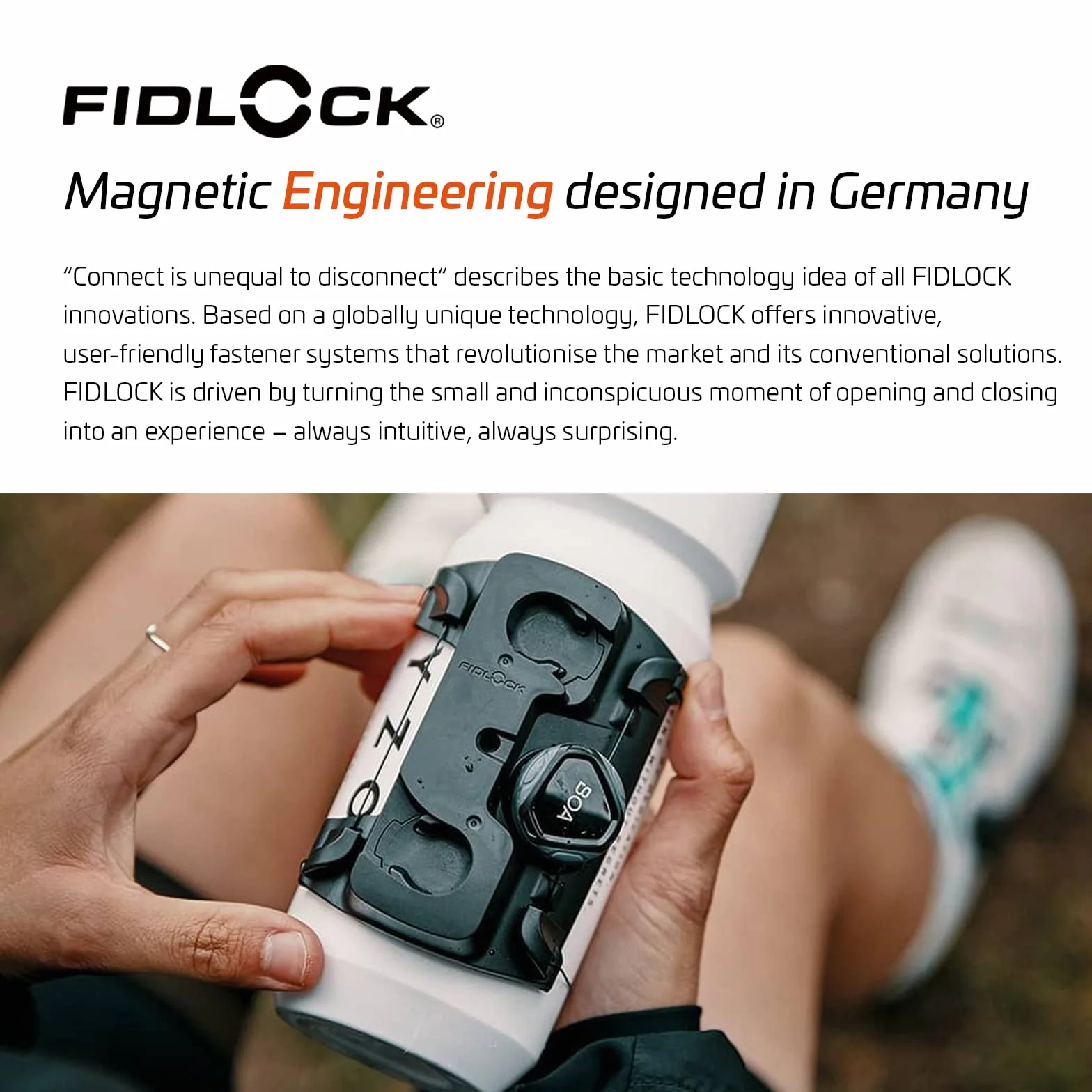 Fidlock Złącze Uni podstawa rowerowa magnetyczny stojak na butelki rowerowe z uchwytem