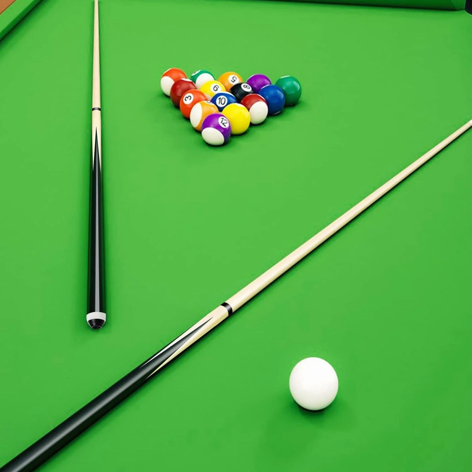 Profesjonalny kij bilardowy z klonu kanadyjskiego 13 mm 147 cm