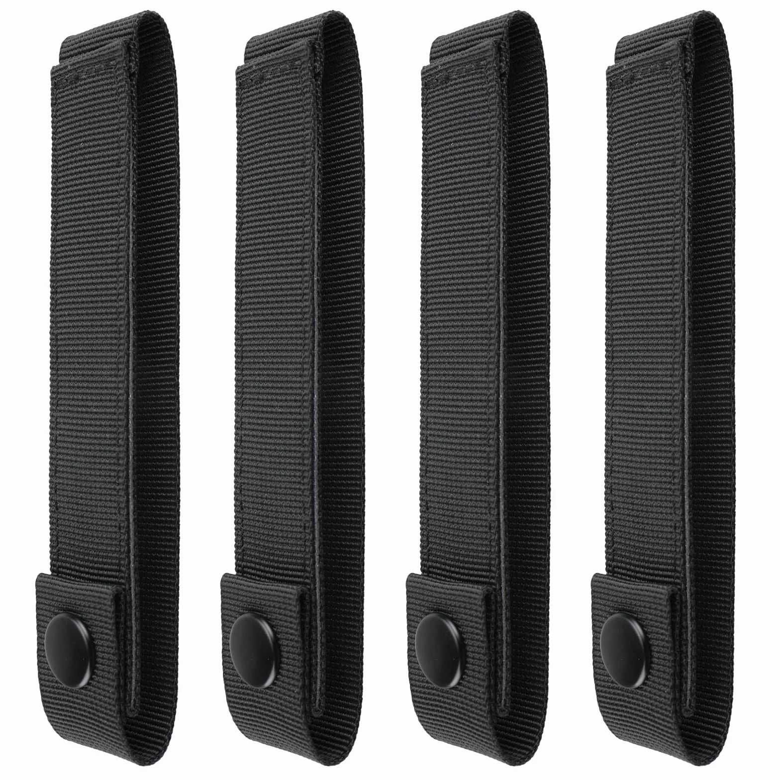 WYNEX Molle Strap 15 cm, taktyczny pasek Molle Molle, pasek na zatrzask, nylonowe paski na kciuki, 4 opakowania