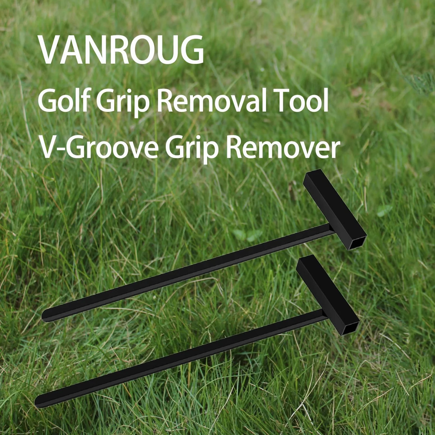 Narzędzie do usuwania chwytu golfowego, narzędzie do usuwania chwytu V-Groove ze stali nierdzewnej 28 cm do uchwytów wahadłowych o standardowej długości, narzędzie do naprawy uchwytu