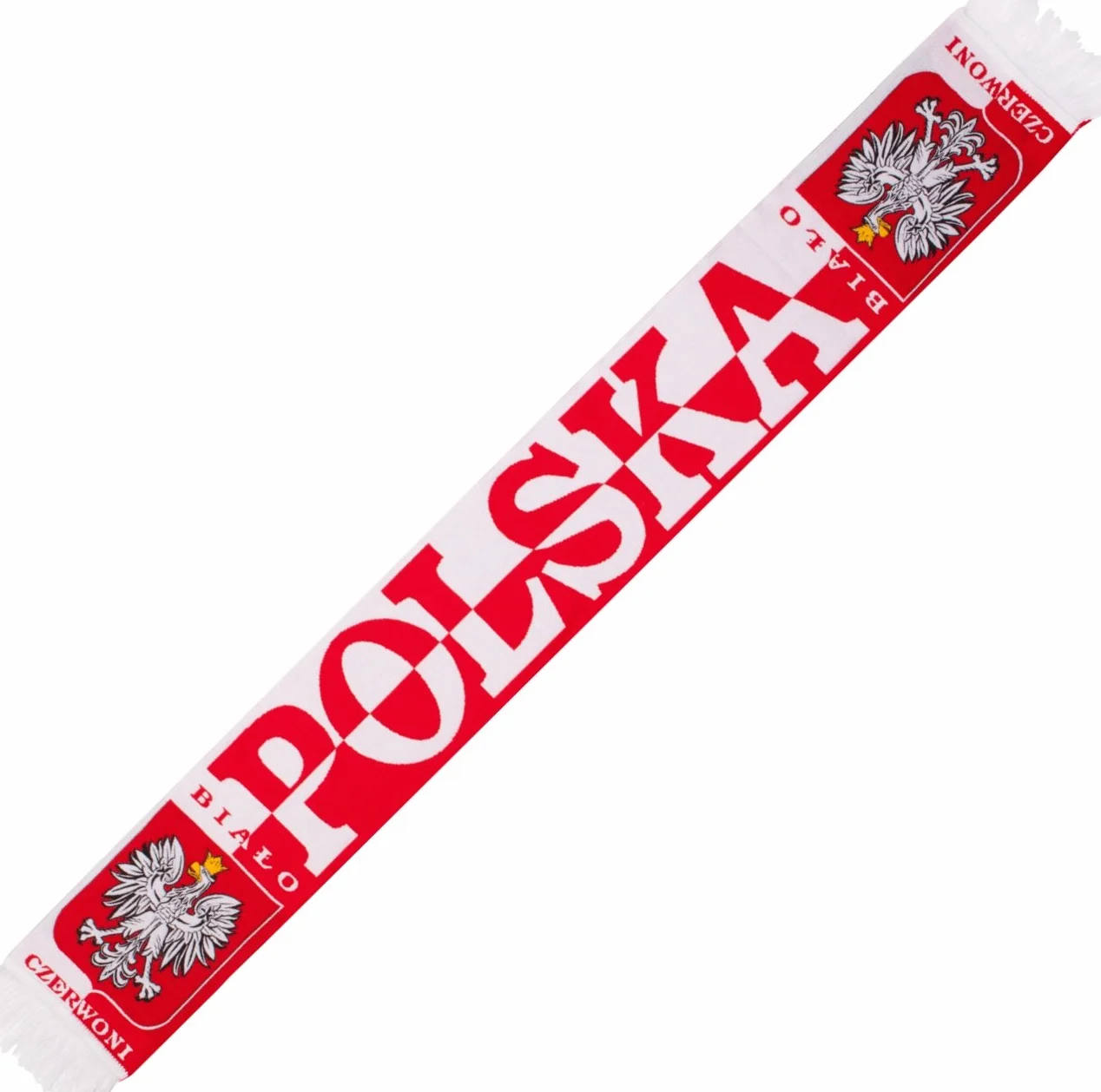 Poland Polska Authentic tkany szalik piłkarski