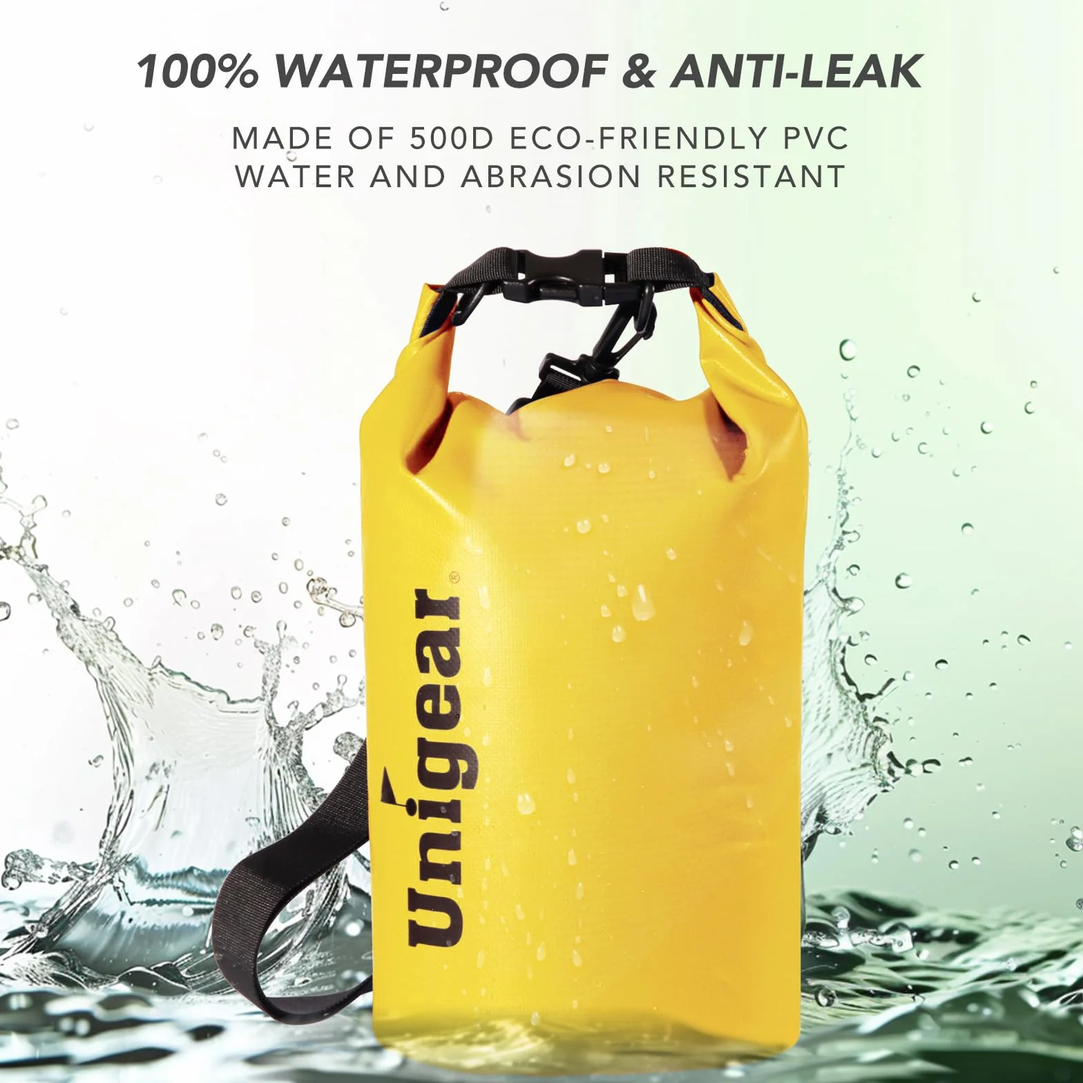 Unigear Wodoodporne torby / wodoodporne torby / torba sucha, 2 l, 5 l, 10 l, 20 l, 30 l, 40 l, do aktywności na świeżym powietrzu i sportów wodnych, biwakowania, pływania łodzią, kajakiem, wędkowania
