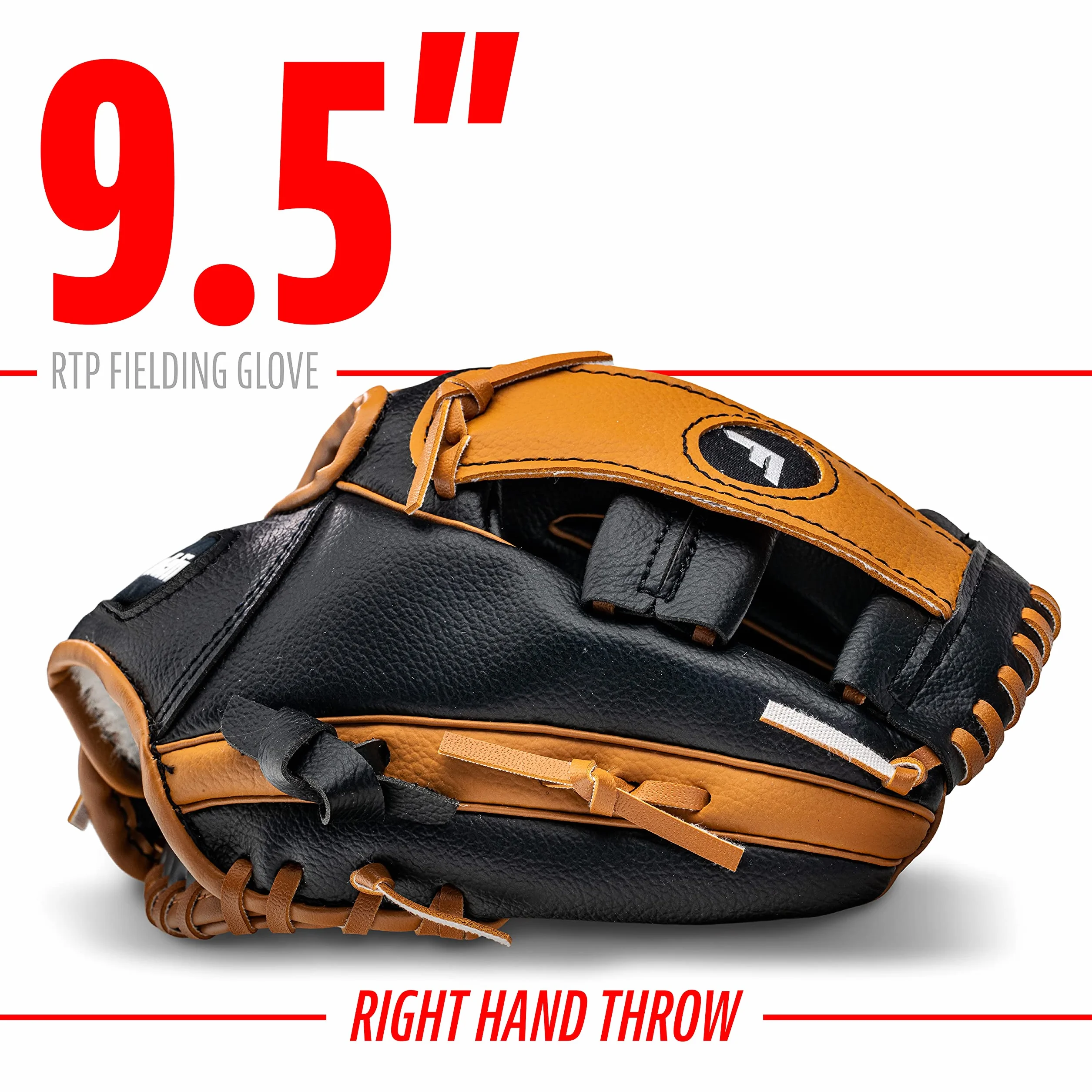 Franklin Sports RTP Youth Teeball zestaw rękawiczek baseballowych dla chłopców i dziewcząt, 24 cm