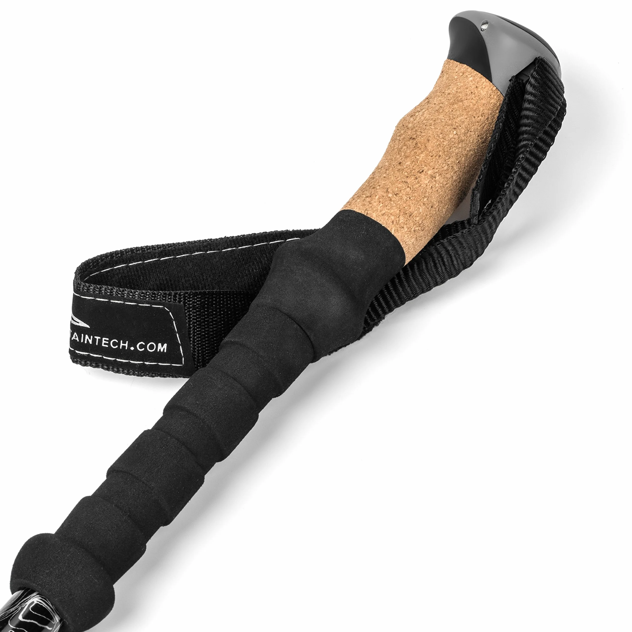 Cascade Mountain Tech Aluminiowe regulowane kijki trekkingowe - lekka szybka blokada kij do chodzenia lub wędrówek - 1 zestaw (2 drążki)