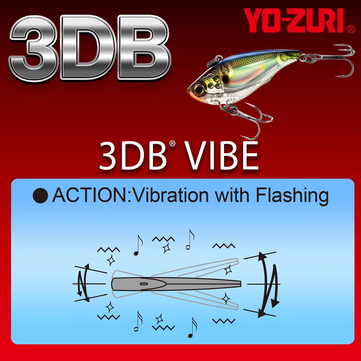 Yo-Zuri 3DB Vibe Przynęta do gryzienia