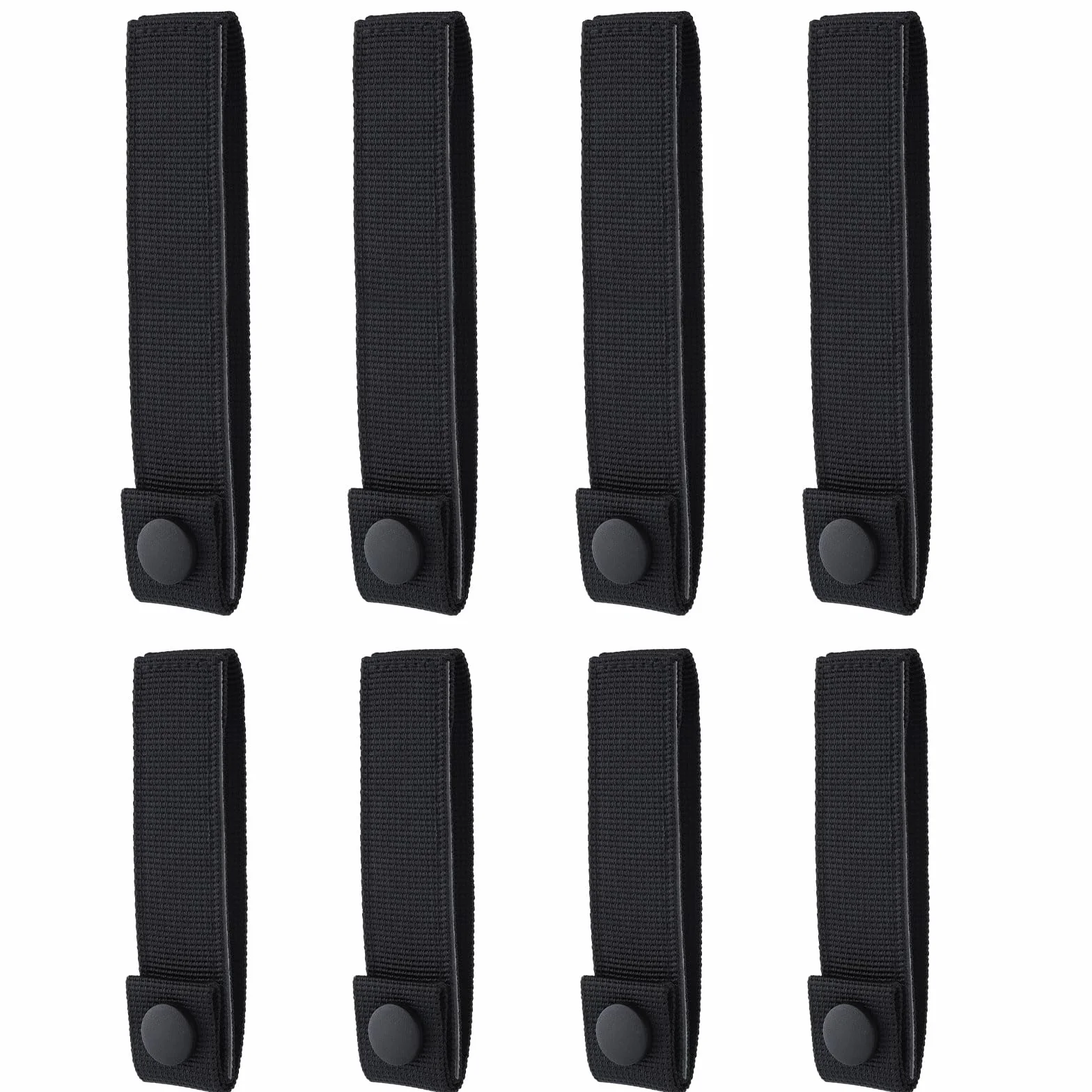 Paski MOLLE 8 Sztuk Nylon Pasek Mocujacy Wytrzymale Zatrzaskowy Klamra