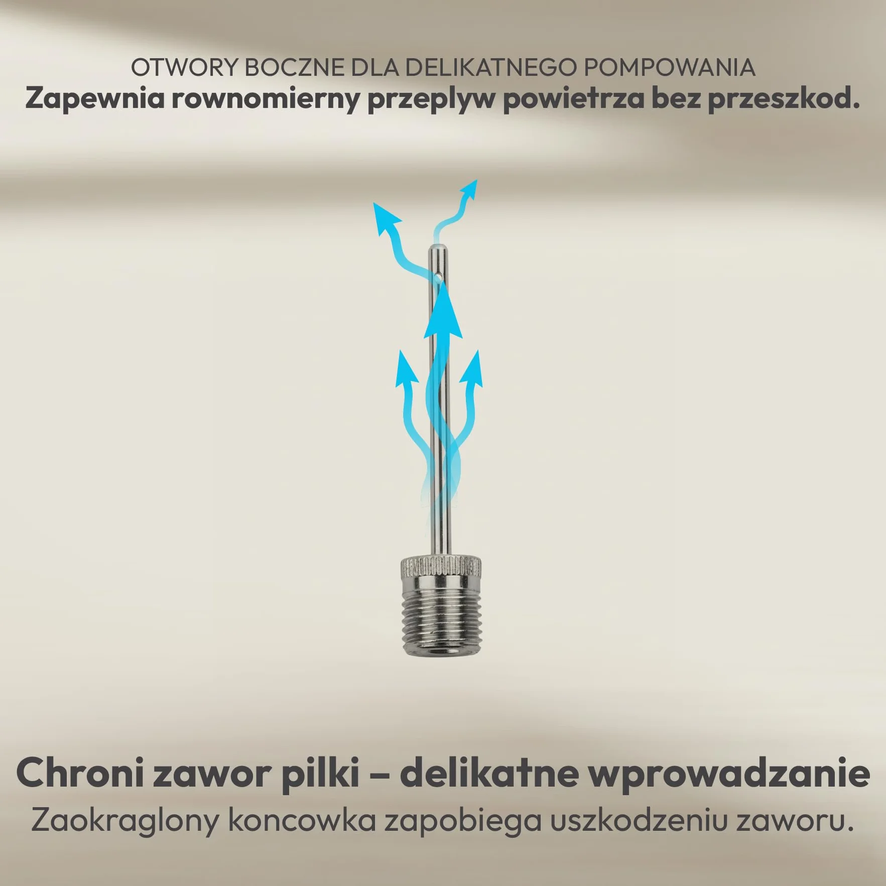 Lionstrike Pompka Do Piłki Nożnej - Igła Ze Stali Nierdzewnej Z Bocznymi Otworami, Adapter Do Pompowania Piłek - Pasuje Do Piłek Nożnych, Koszykówki, Rugby, Siatkówki I Piłki Ręcznej | 2 Szt