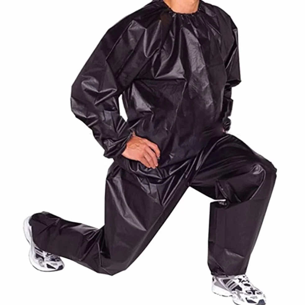 Fitness Sweat Sauna Garnitur, odchudzanie całego ciała Garnitur do sauny, Ćwiczenia Odchudzanie Siłownia Fitness Anti-Rip PVC Pot Sauna Garnitur dla mężczyzn i kobiet