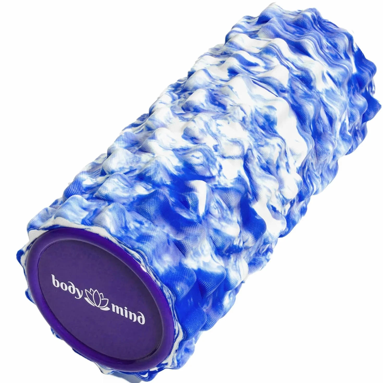 Body & Mind® rolka powięziowa, rolka masująca, rolka fitness, rolka sportowa, rolka terapeutyczna; Trening powięzi górnej części ciała, pleców i wszystkich innych grup mięśni; 33x14,5cm