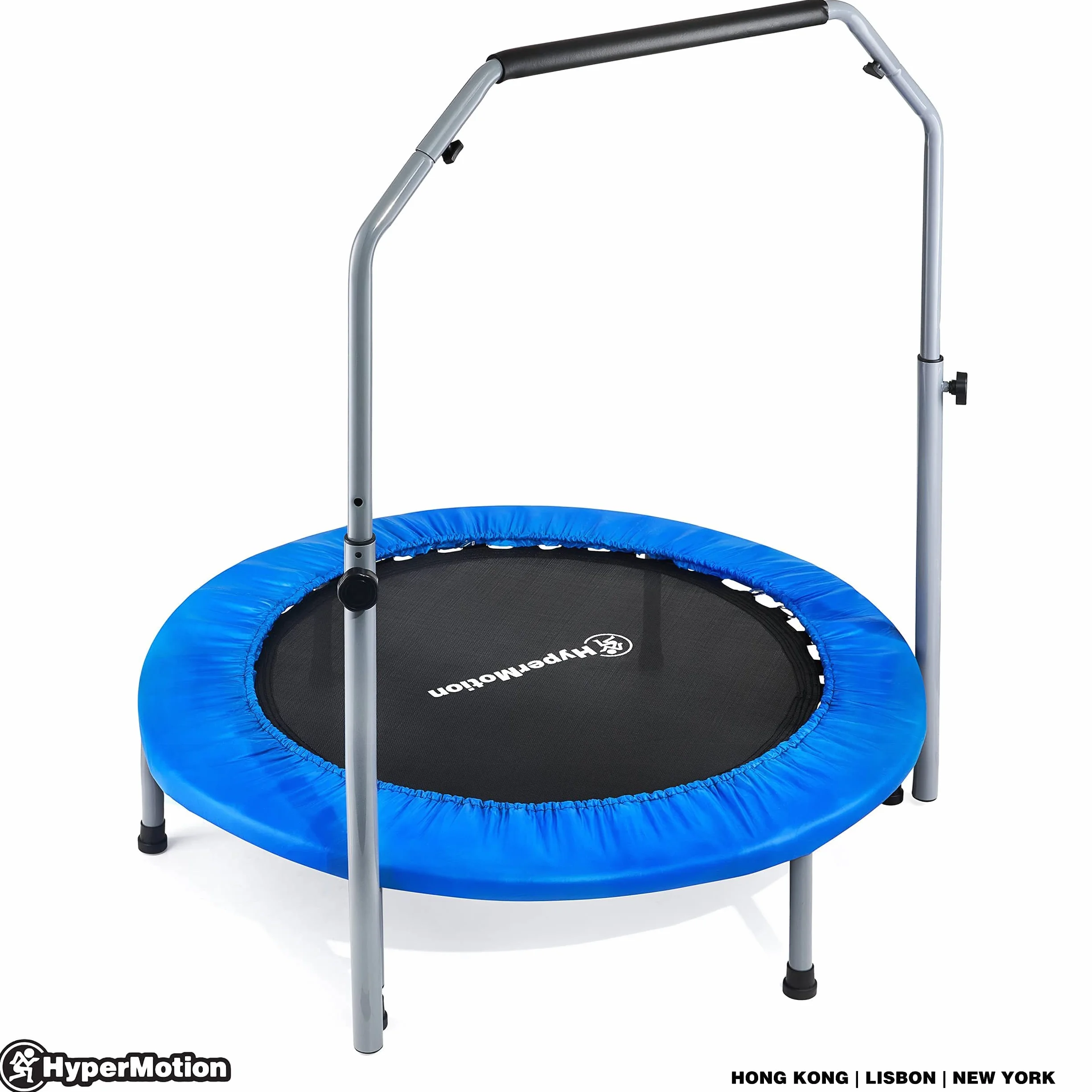 HyperMotion Trampolina dla Dzieci i Młodzieży, Trampolina do Domu i na Dwór, Trampoliny Ogrodowe, Trampolina Domowa, Mini Trampolina dla Dzieci 3+ do Domu