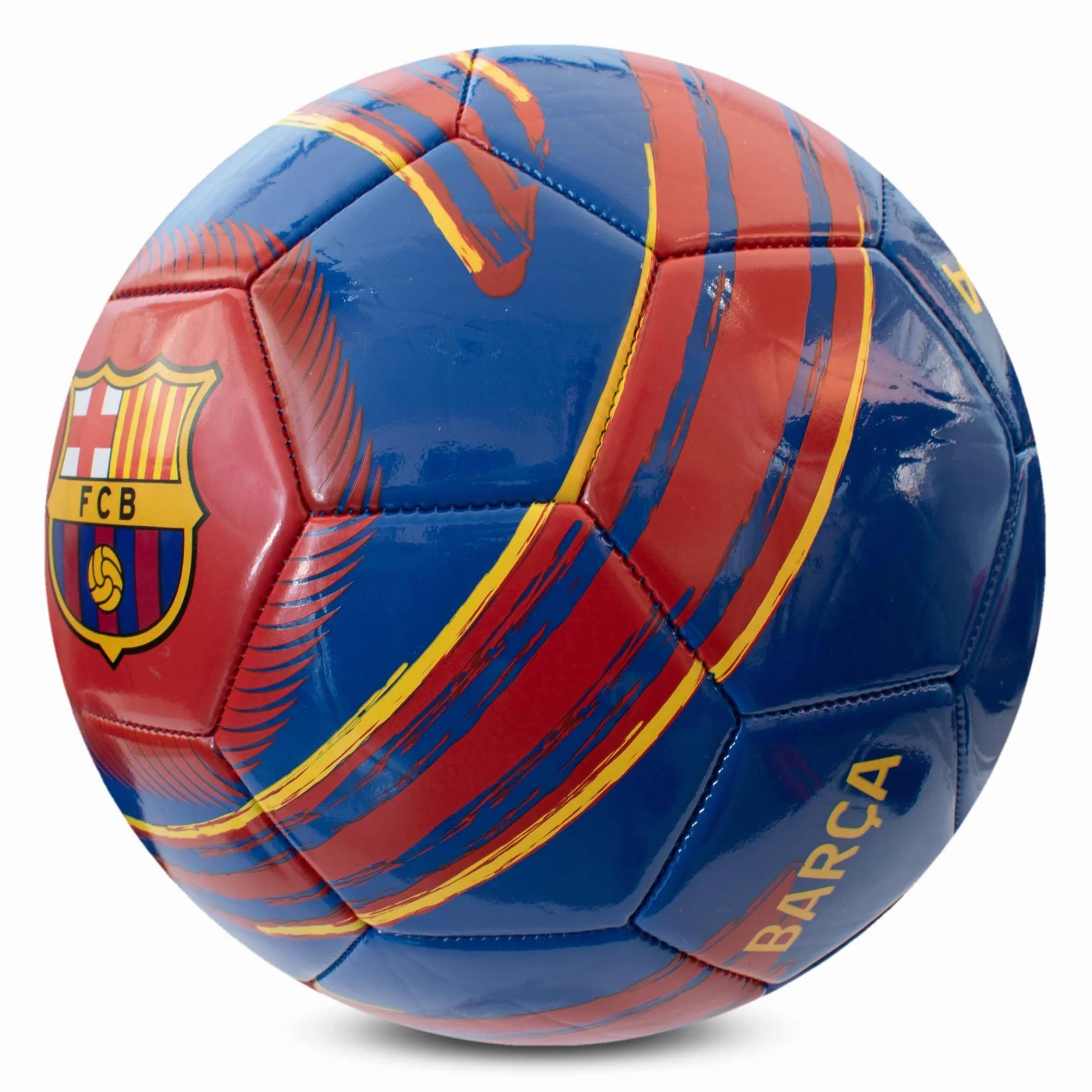Hy-Pro Oficjalnie licencjonowana piłka nożna FC Barcelona Cyclone | rozmiar 5, Barca, trening, mecz, towar, kolekcjonerski dla dzieci i dorosłych