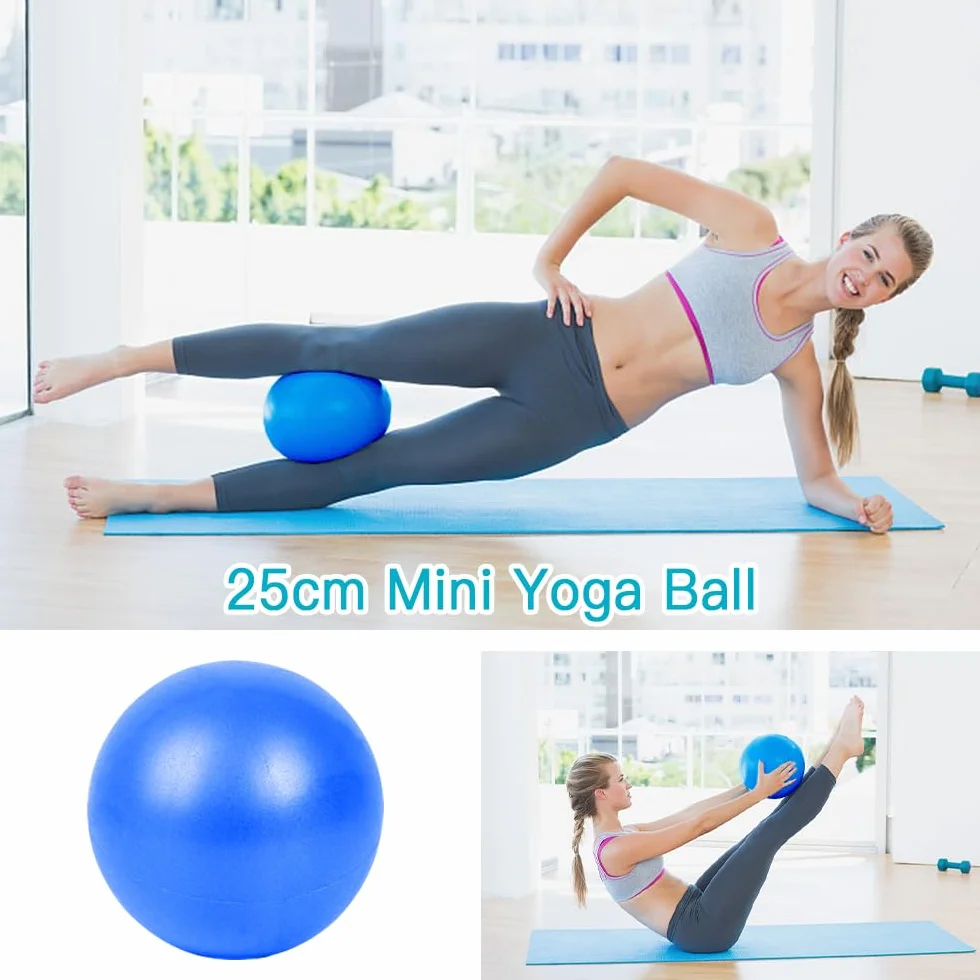 Zestaw do jogi i pilatesu dla kobiet: taśmy do podnoszenia pośladków, magiczny pierścień, piłka 25 cm