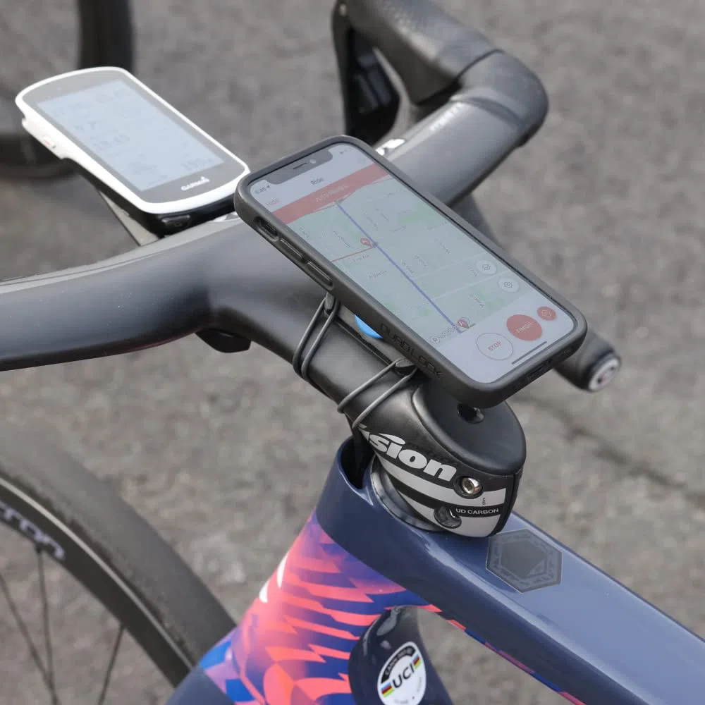 Adapter Płaskiej Kierownicy Quad Lock do Uchwytu na Wspornik Kierownicy/Kierownicę Roweru