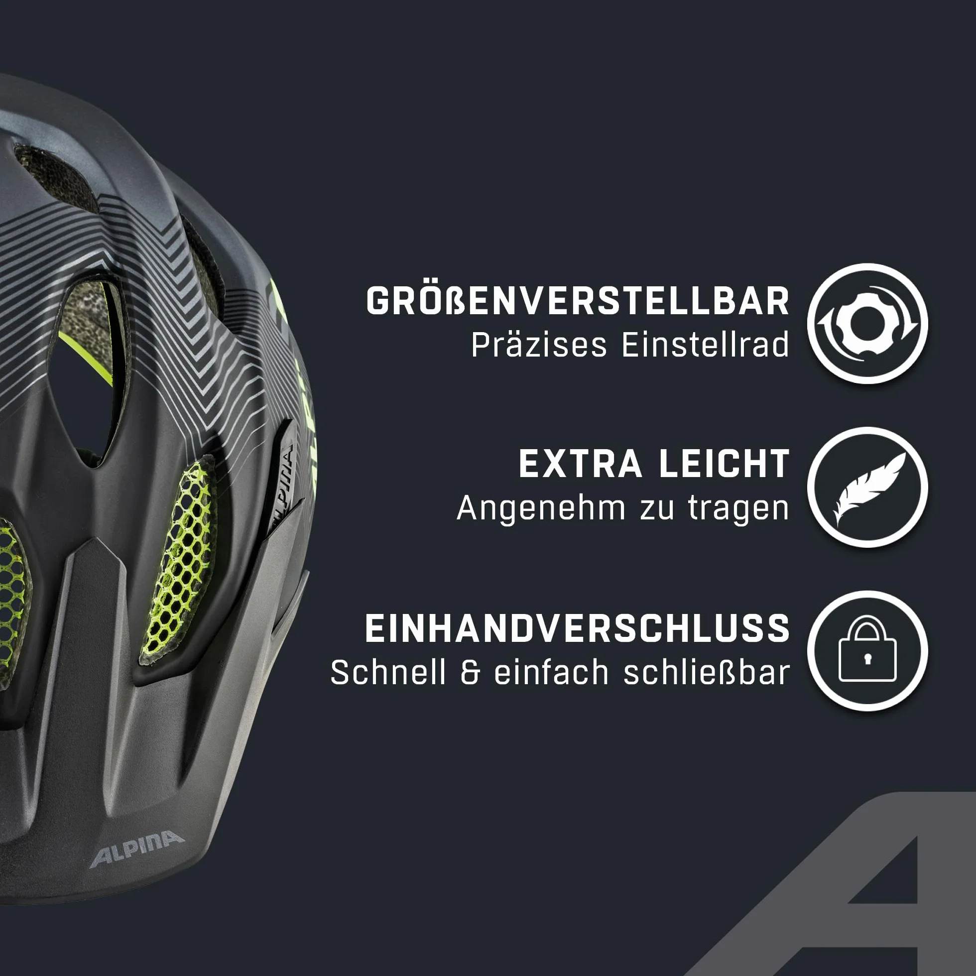 Alpina Carapax JR kask rowerowy, uniseks, 51-56 cm