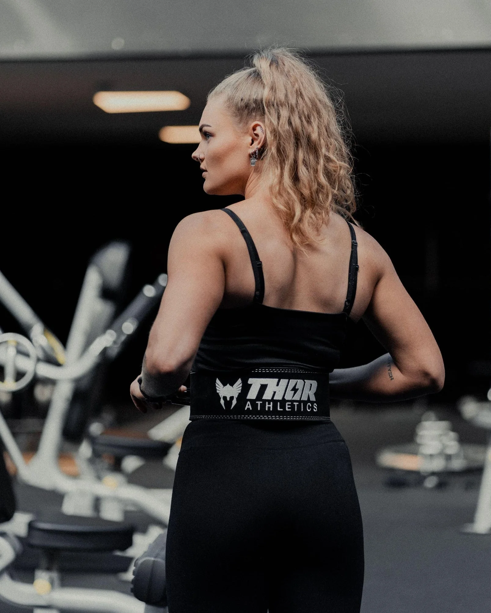 Thor Athletics Pasek do Podnoszenia Ciężarów Czarny XL