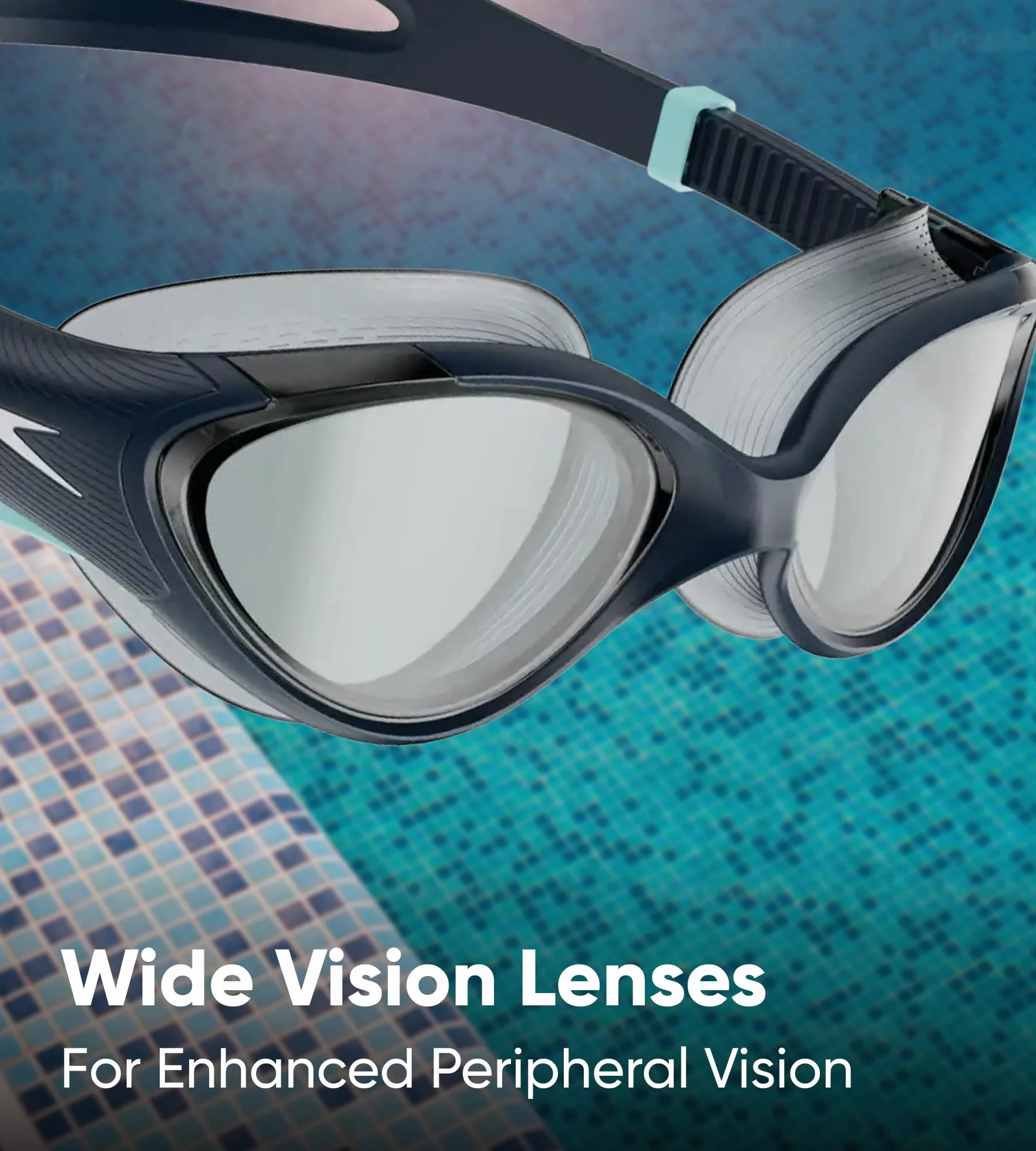Speedo Gogle pływackie Kobiety Biofuse 2.0 Swimming Goggles | Female Design | Patented Adjust Mechanism | Anti-fog | Anti-leak | Comfort Fit (1 w zestawie)