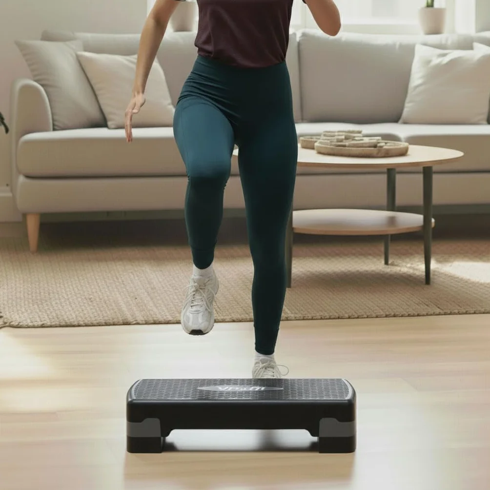VirtuFit Essential Aerobic Fitness Stepper do Domu z Regulacją Wysokości Antypoślizgowy