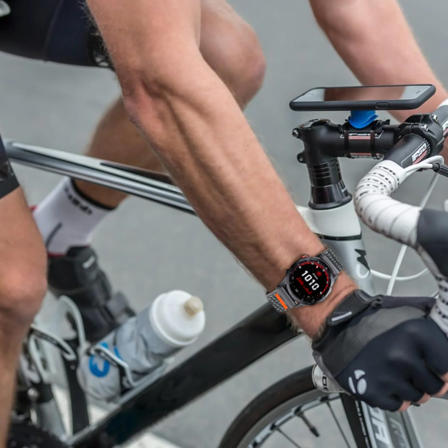 Pasek nylonowy Quickfit 22 mm do Garmin Fenix 5/5 Plus/6/6 Pro/7/7 Pro/EPIX Pro 47 mm, Epix 2, Instinct/Instinct 2 Solar, Forerunner 935/945/955, Approach S60/S62